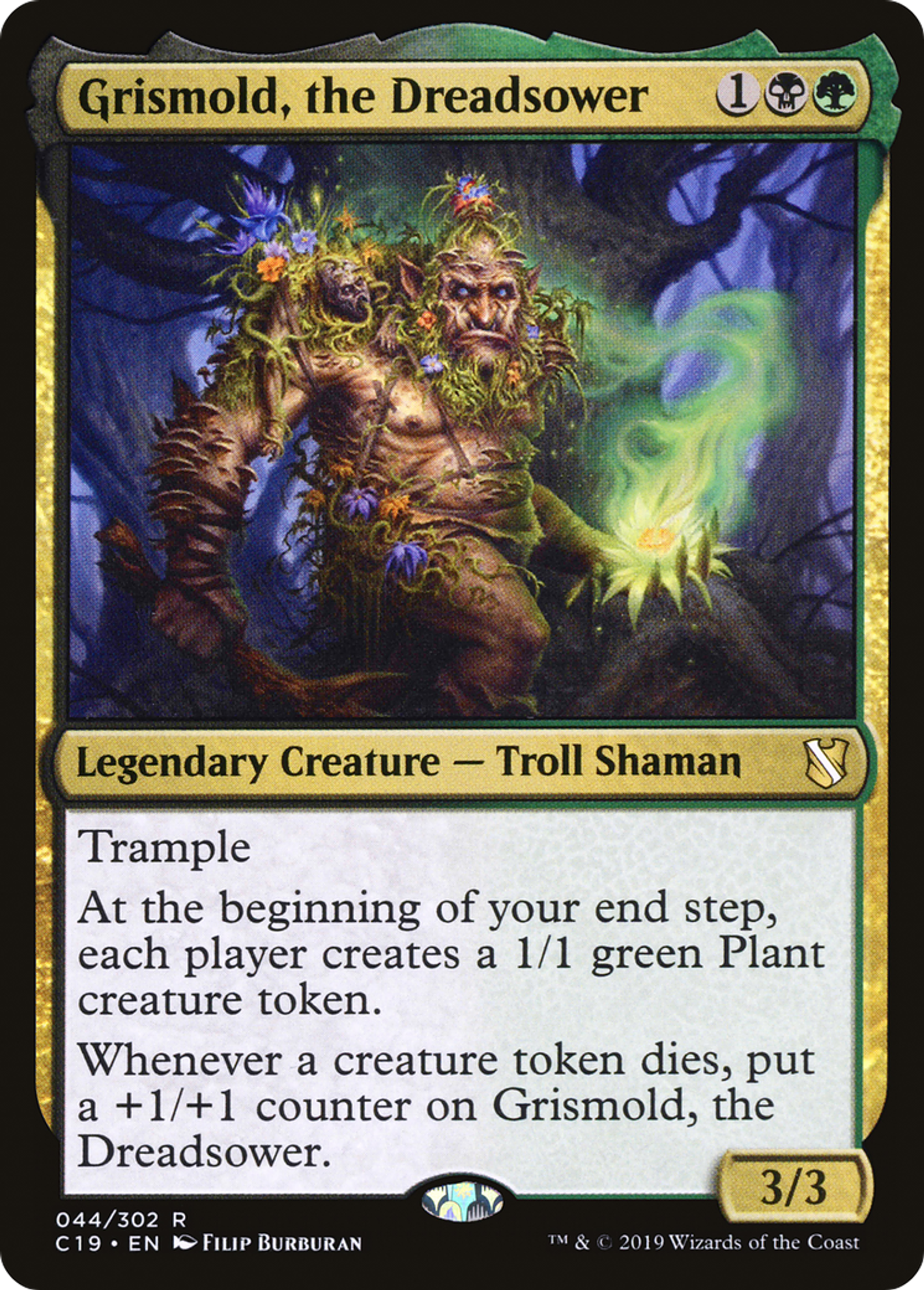 Grismold, the Dreadsower — Commander 2019 — Magic: The Gathering