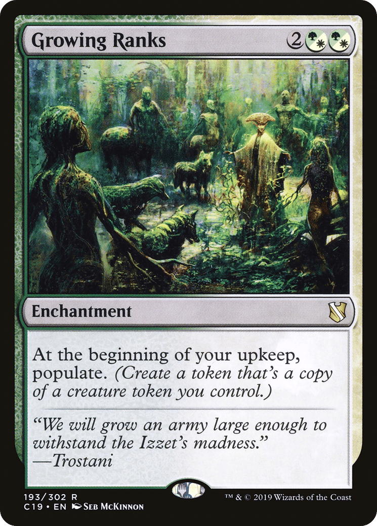 Growing Ranks — Commander 2019 — Magic: The Gathering