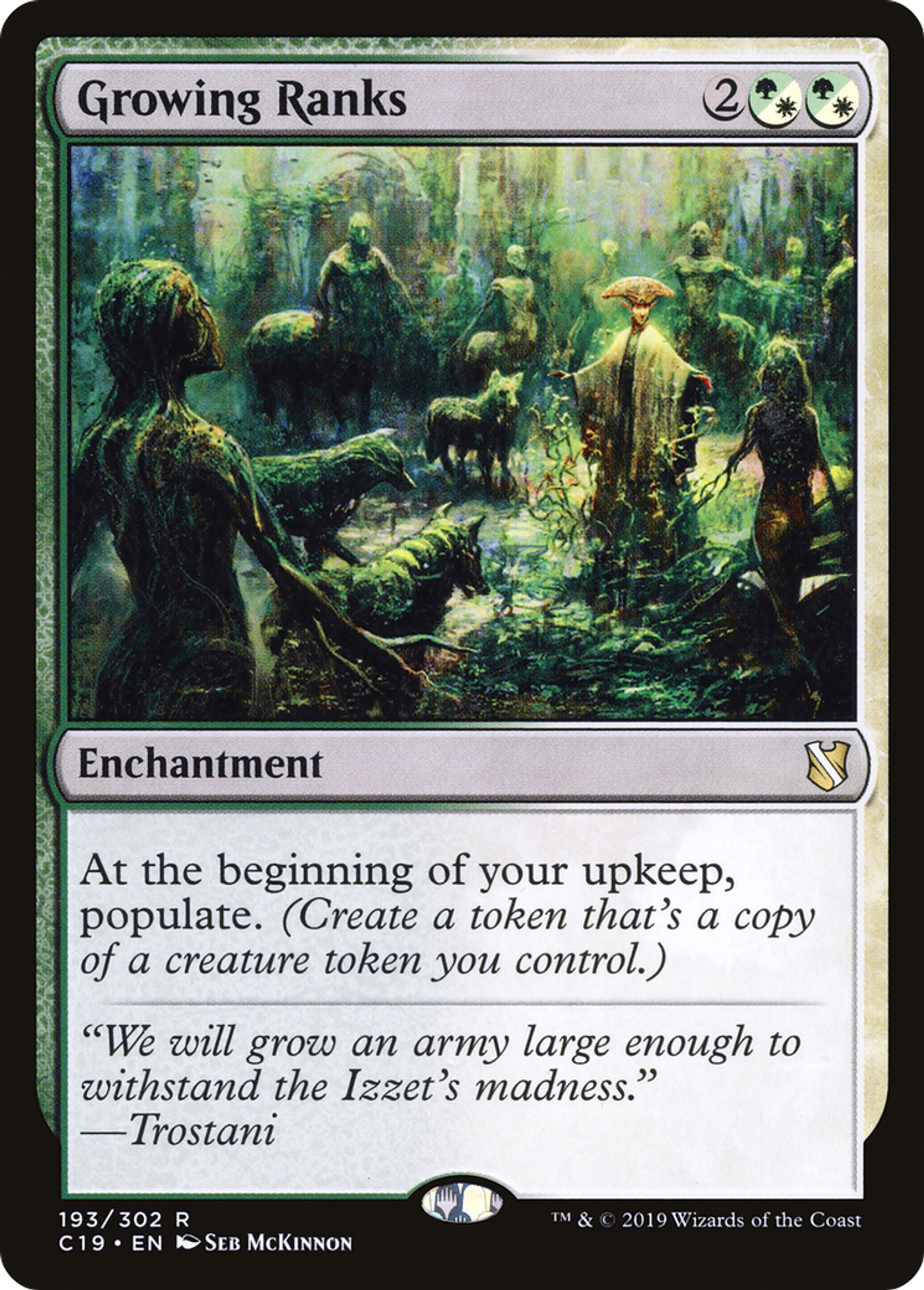 Growing Ranks — Commander 2019 — Magic: The Gathering