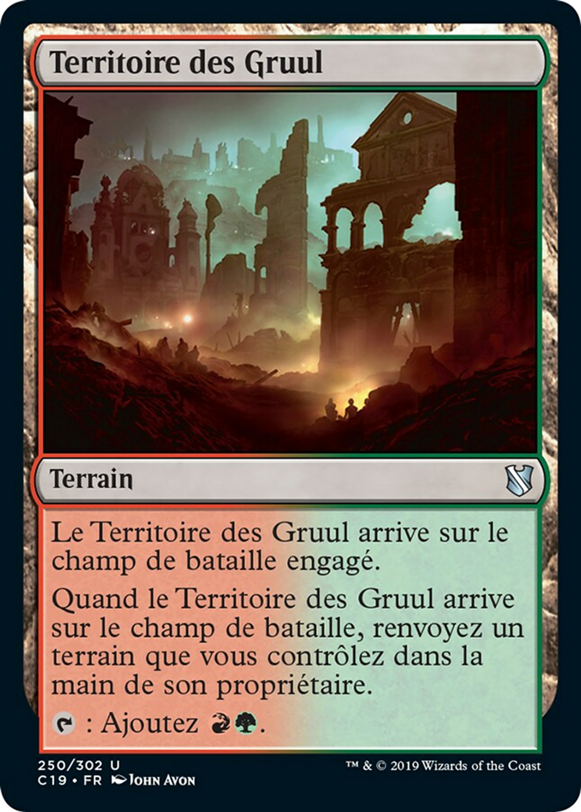 Territoire des Gruul — Commander 2019 — Magic: The Gathering