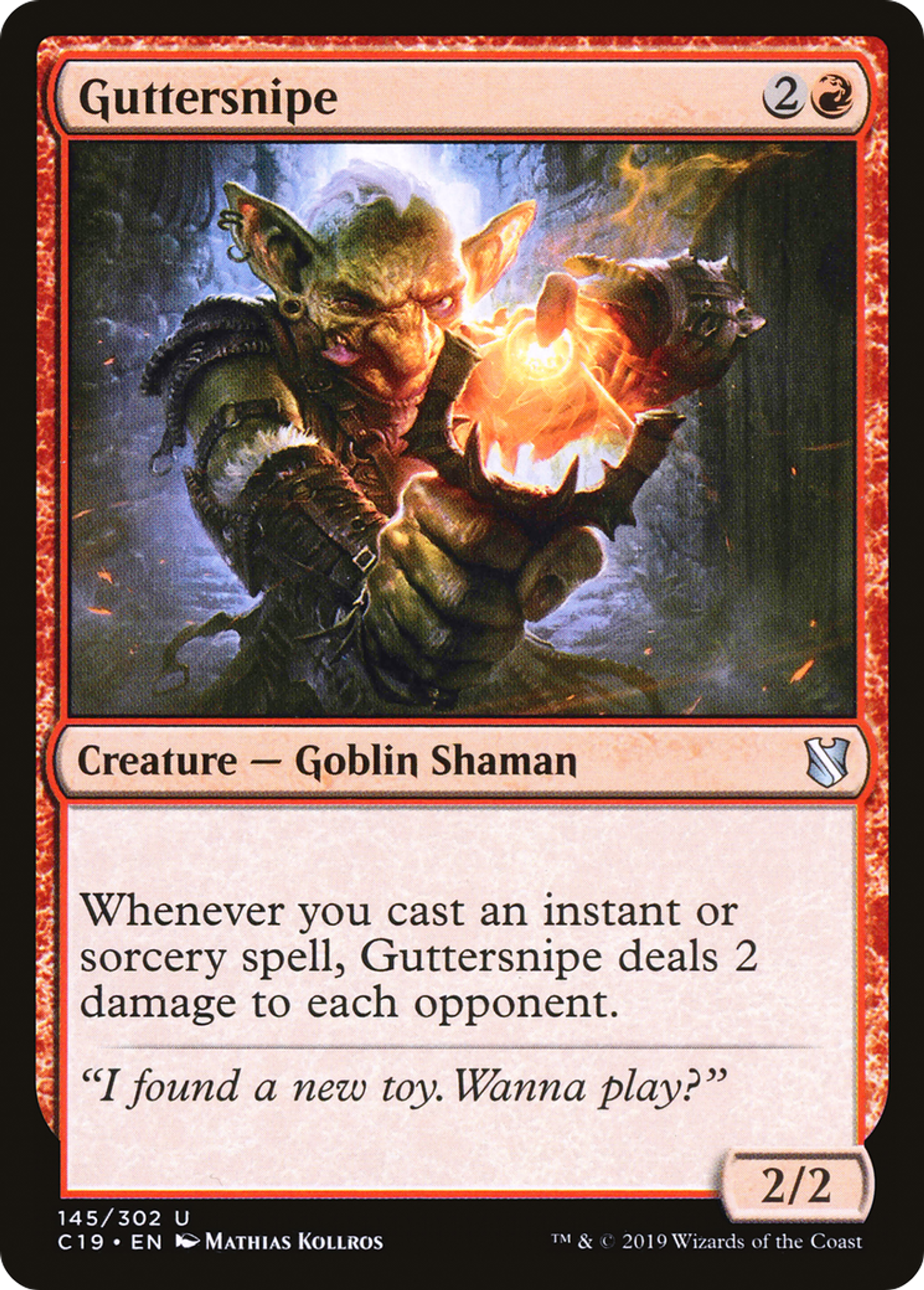 Guttersnipe — Commander 2019 — Magic: The Gathering