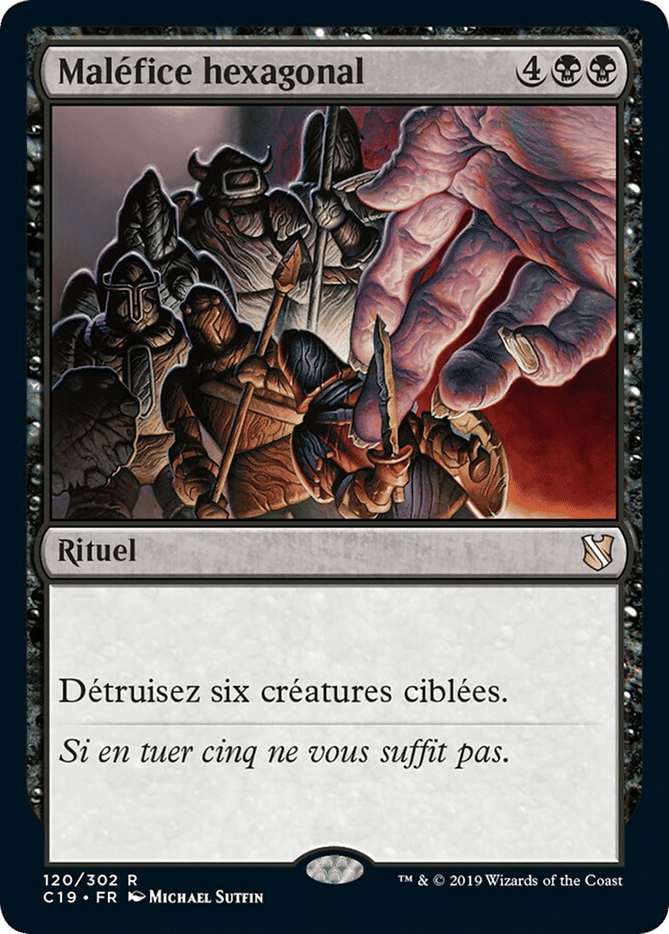 Maléfice hexagonal — Commander 2019 — Magic: The Gathering