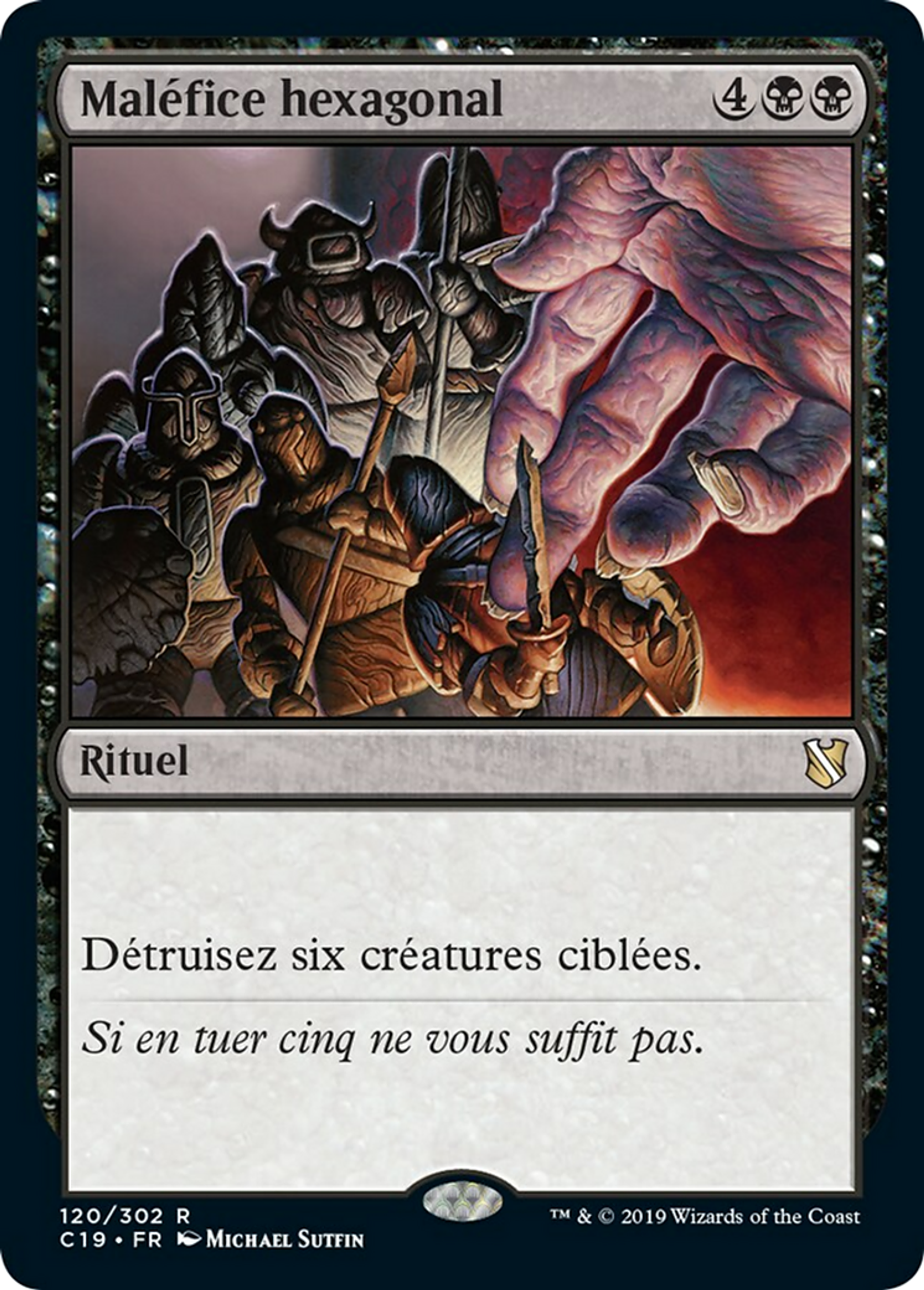 Maléfice hexagonal — Commander 2019 — Magic: The Gathering