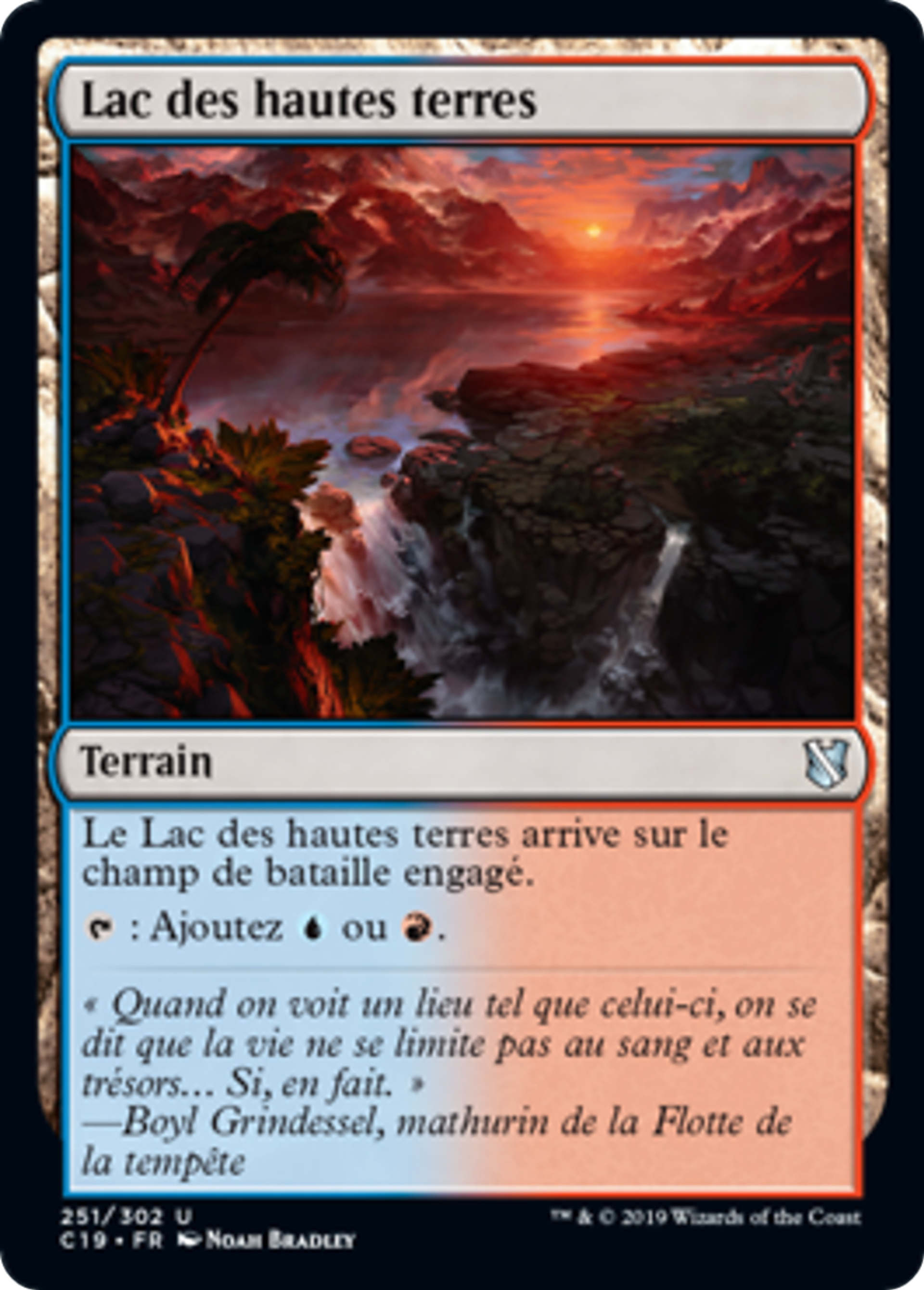 Lac des hautes terres — Commander 2019 — Magic: The Gathering