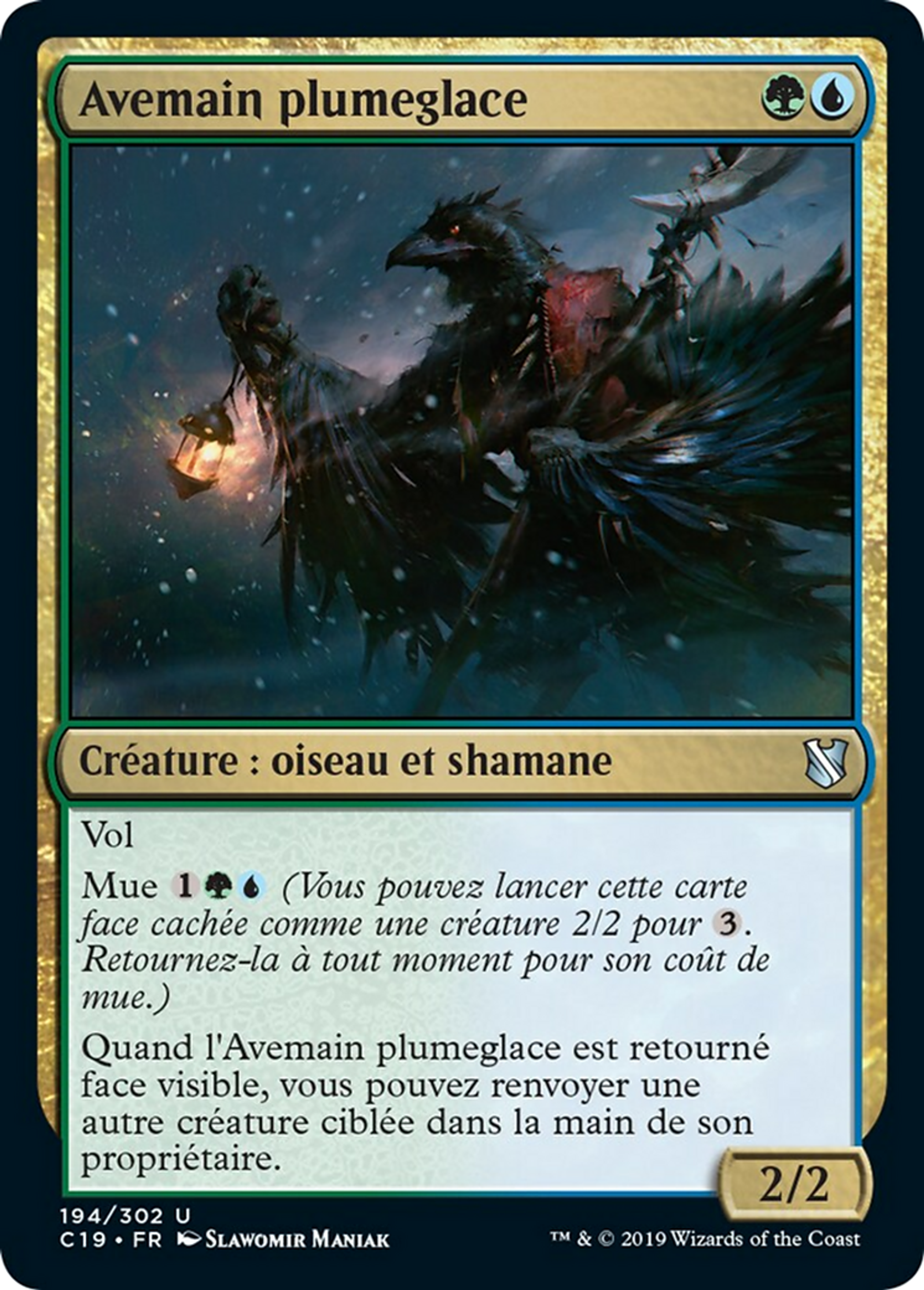 Avemain plumeglace — Commander 2019 — Magic: The Gathering