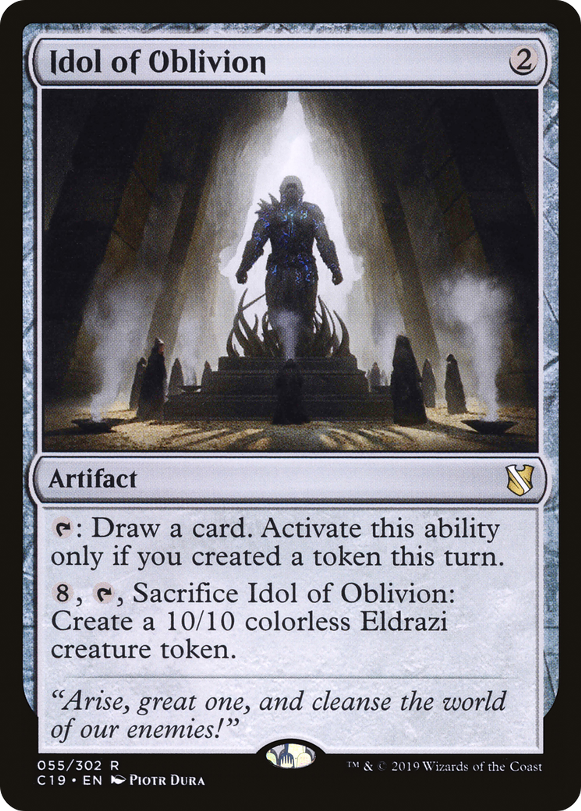 Idol of Oblivion — Commander 2019 — Magic: The Gathering