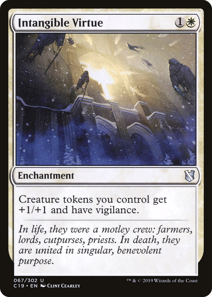 Intangible Virtue — Commander 2019 — Magic: The Gathering