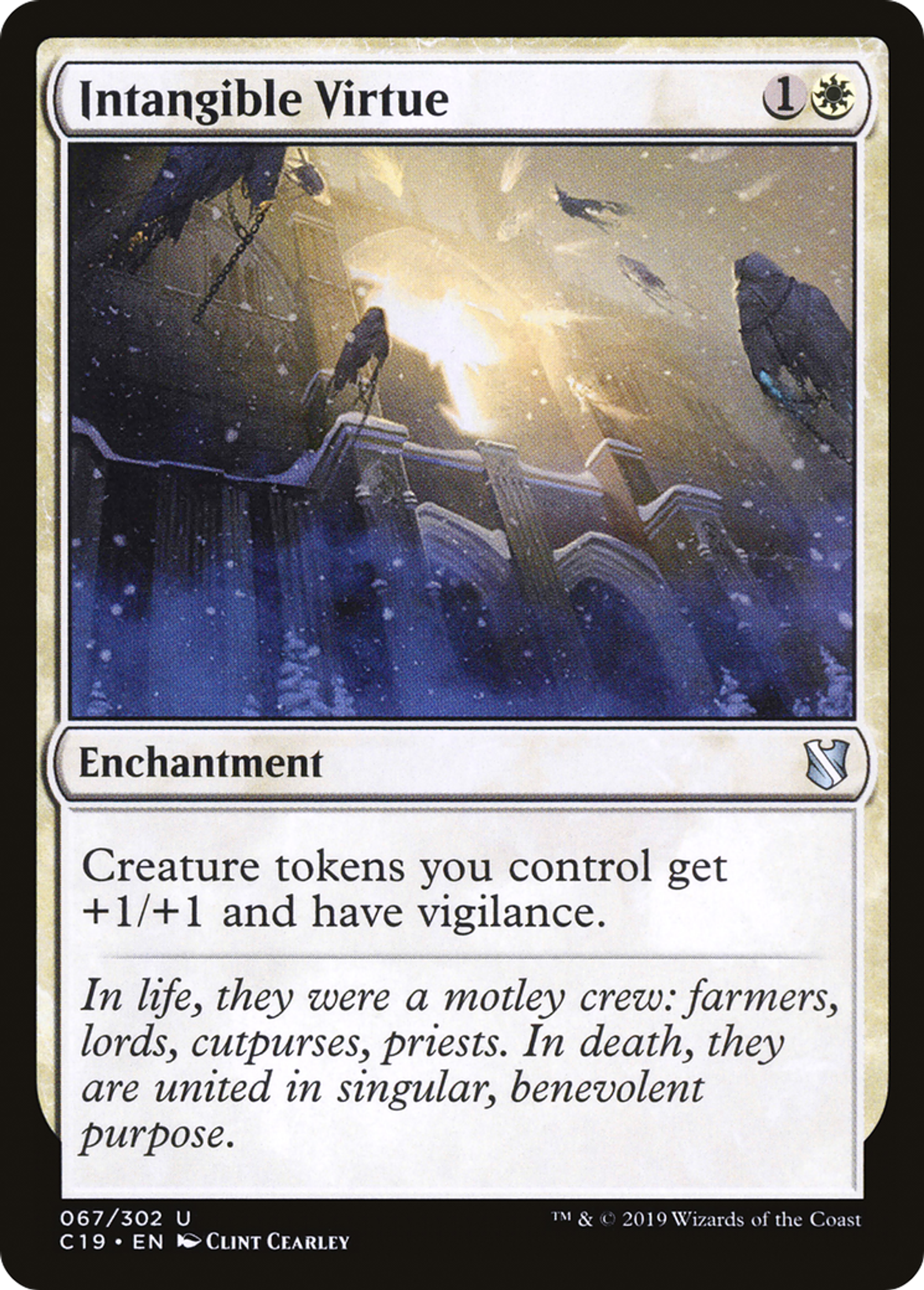 Intangible Virtue — Commander 2019 — Magic: The Gathering