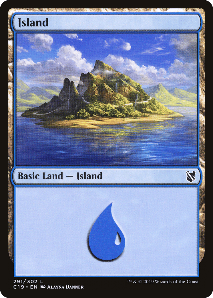 Island — Commander 2019 — Magic: The Gathering