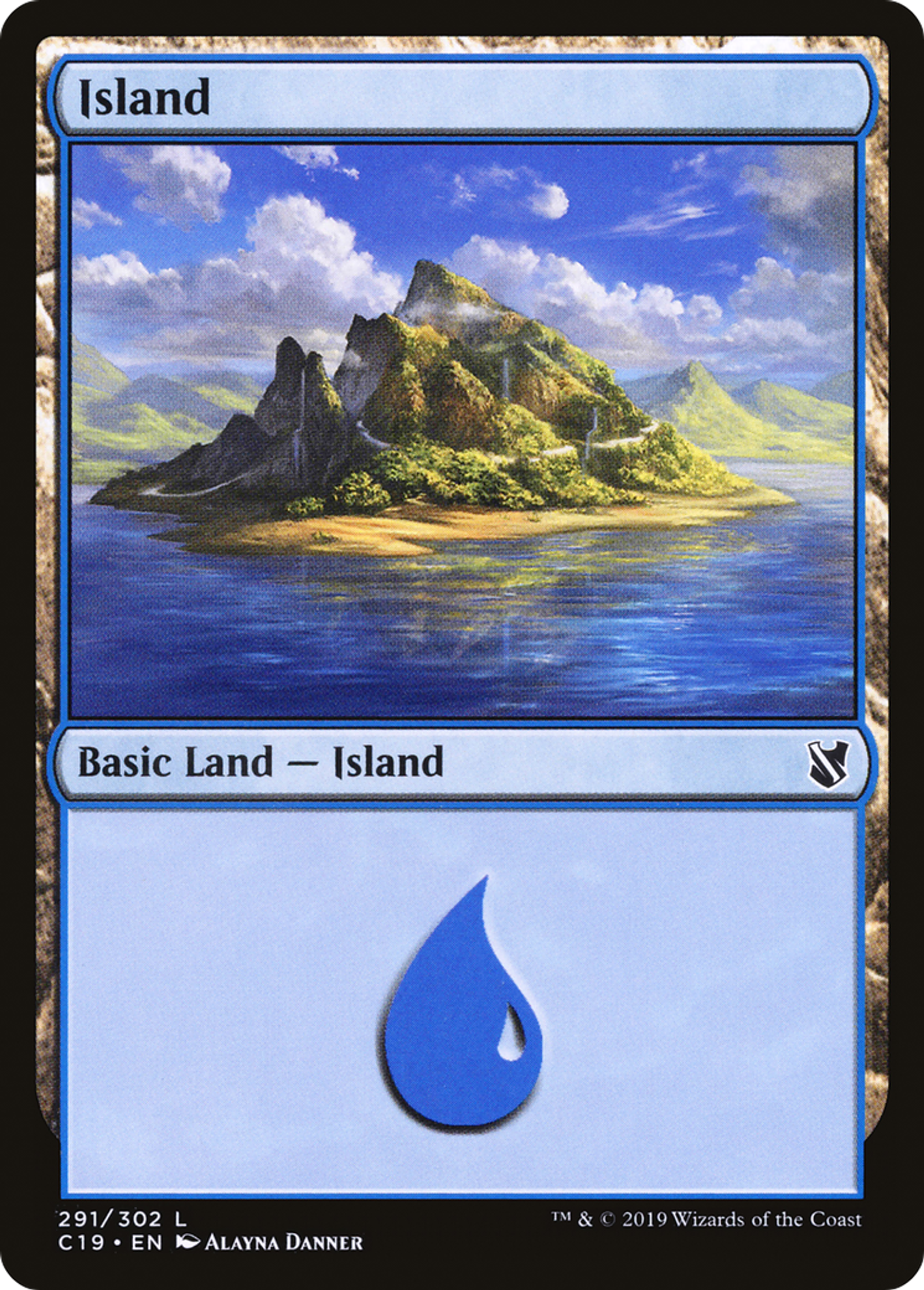 Island — Commander 2019 — Magic: The Gathering