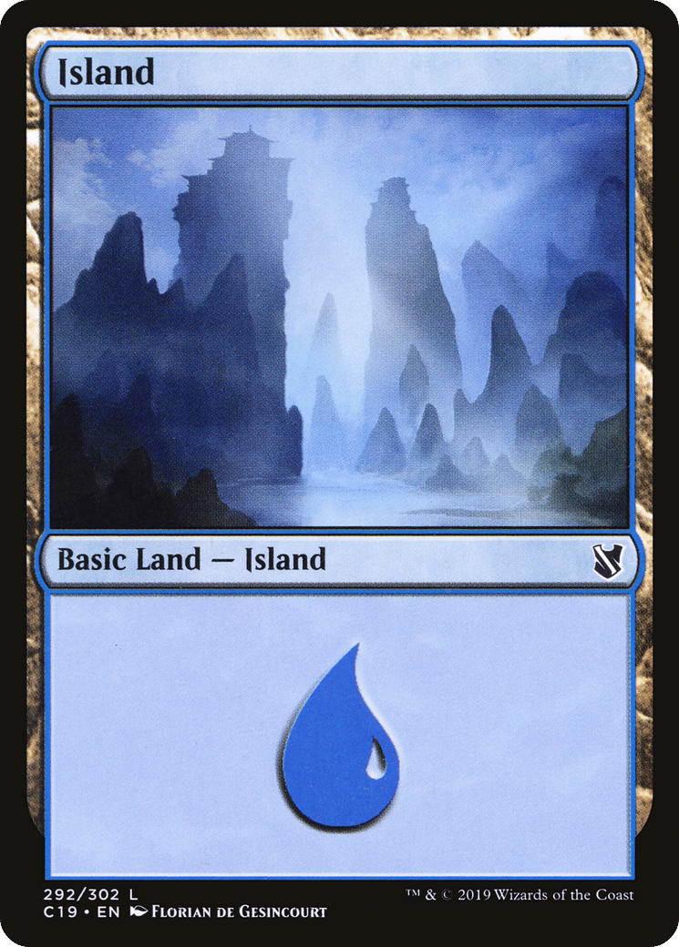 Island — Commander 2019 — Magic: The Gathering