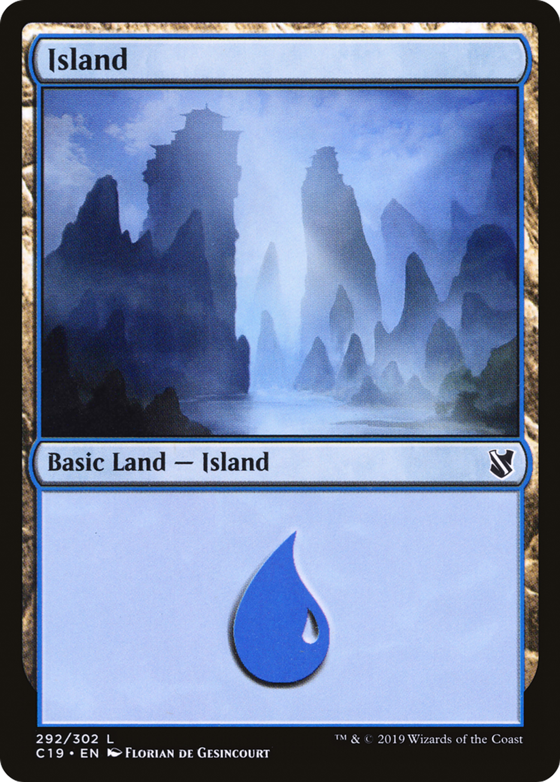 Island — Commander 2019 — Magic: The Gathering