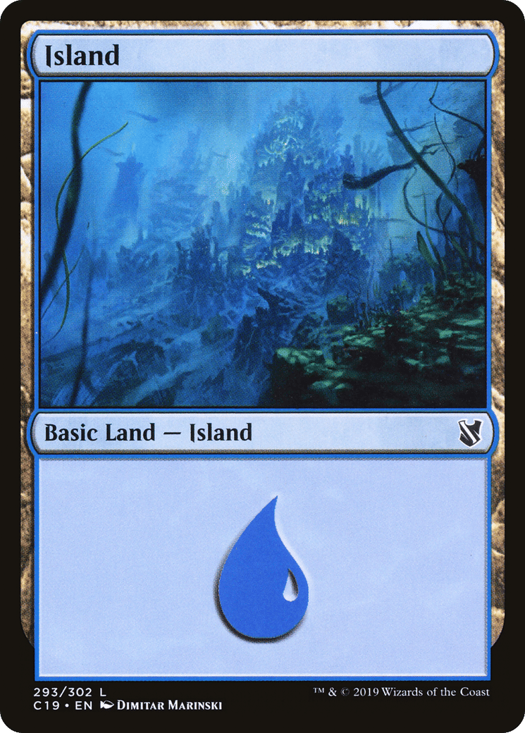 Island — Commander 2019 — Magic: The Gathering