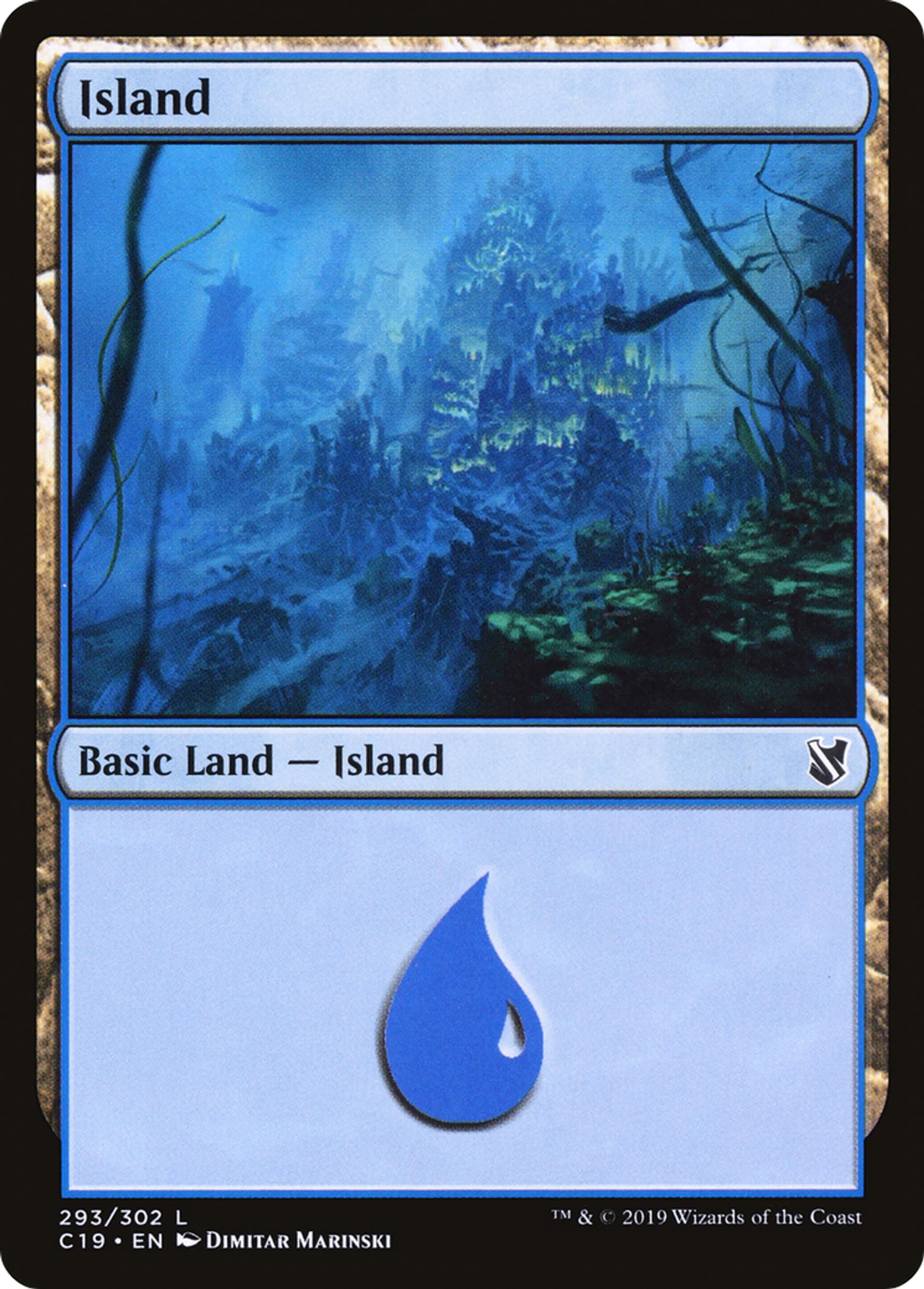 Island — Commander 2019 — Magic: The Gathering