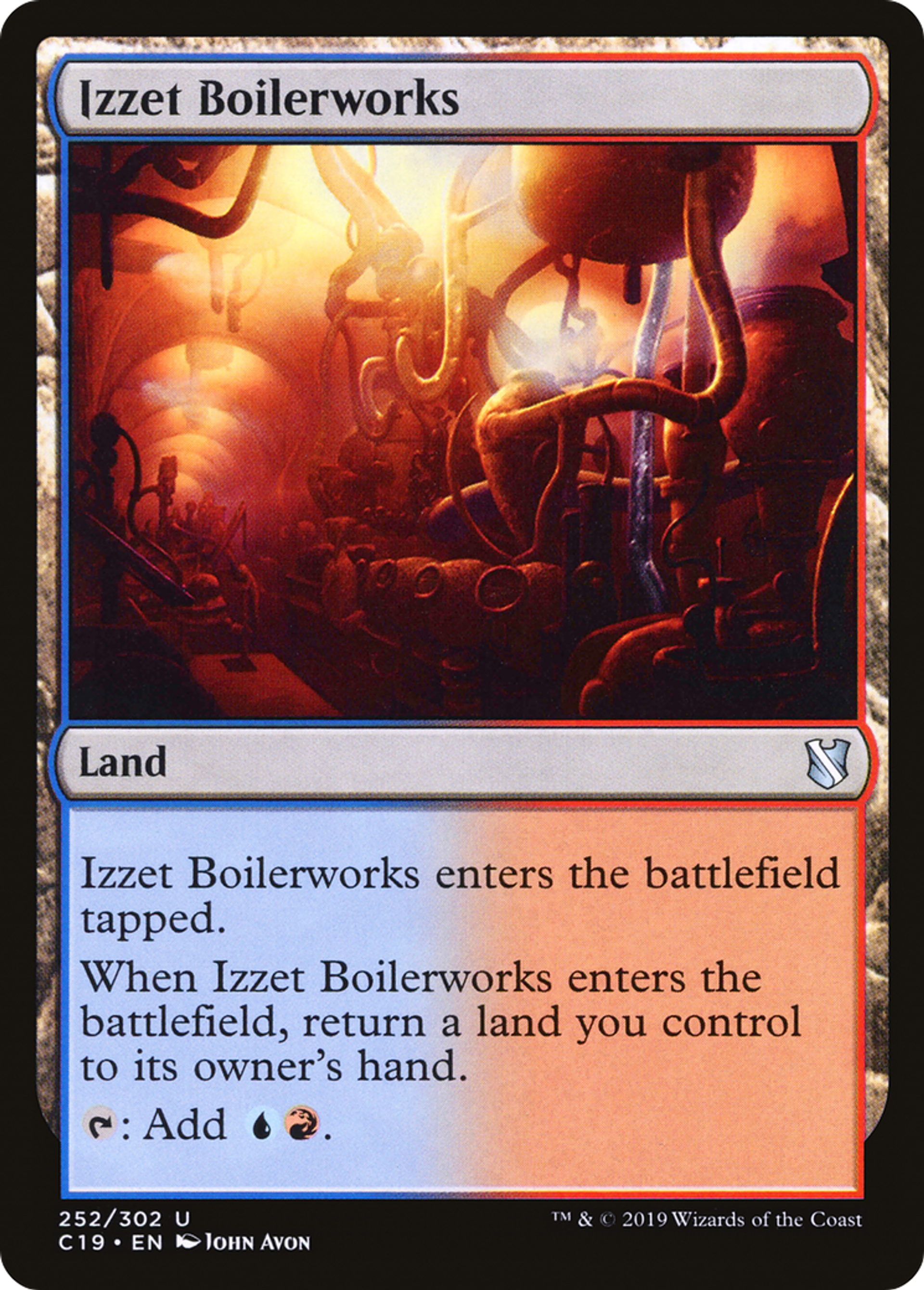 Izzet Boilerworks — Commander 2019 — Magic: The Gathering