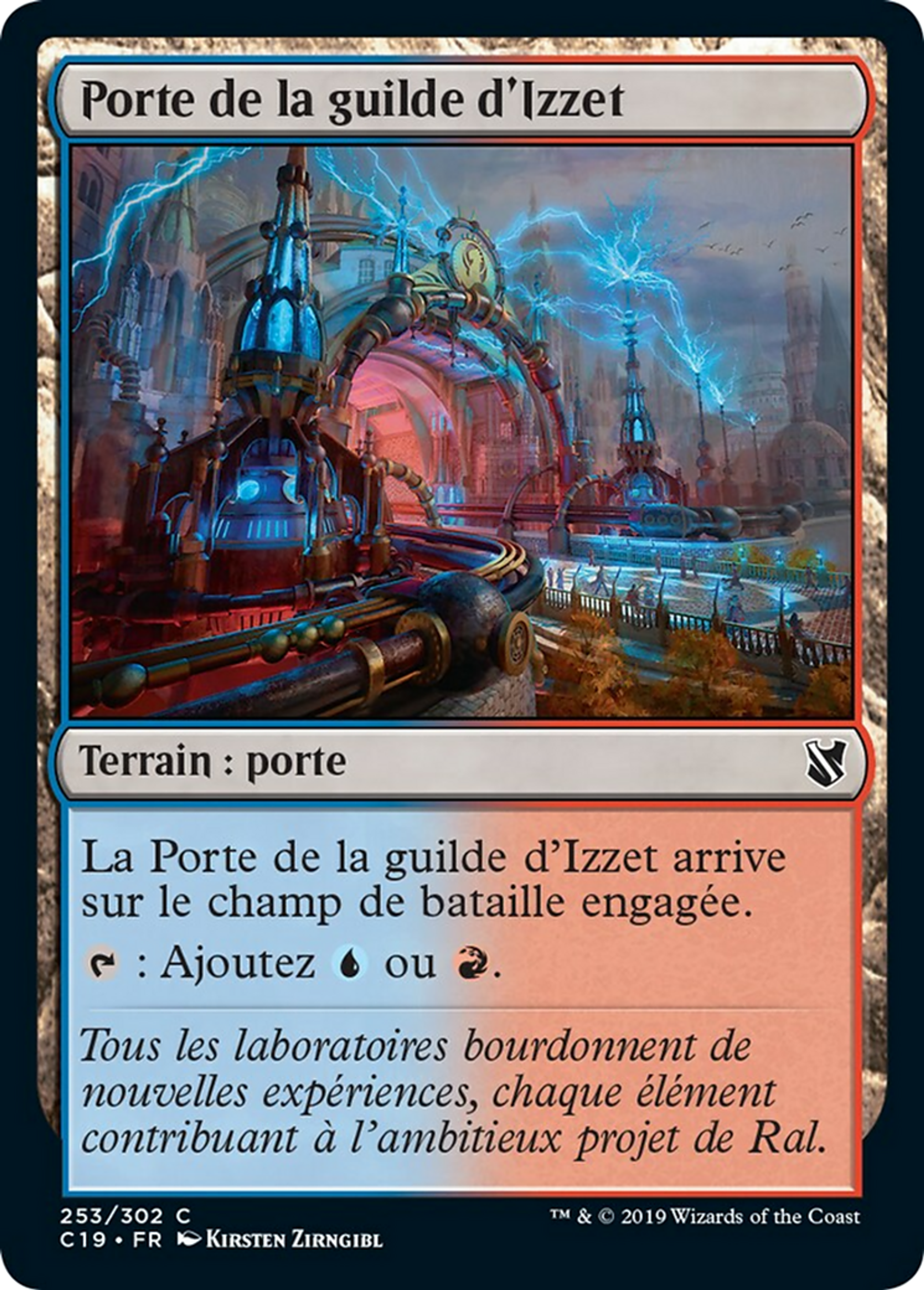 Porte de la guilde d'Izzet — Commander 2019 — Magic: The Gathering