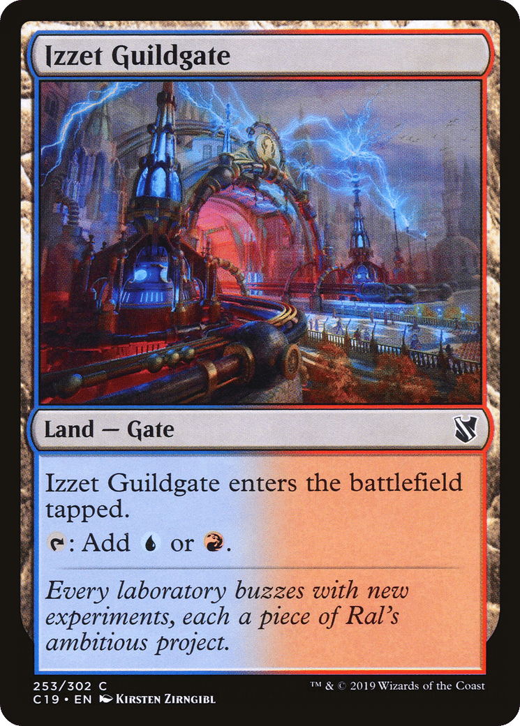 Izzet Guildgate — Commander 2019 — Magic: The Gathering