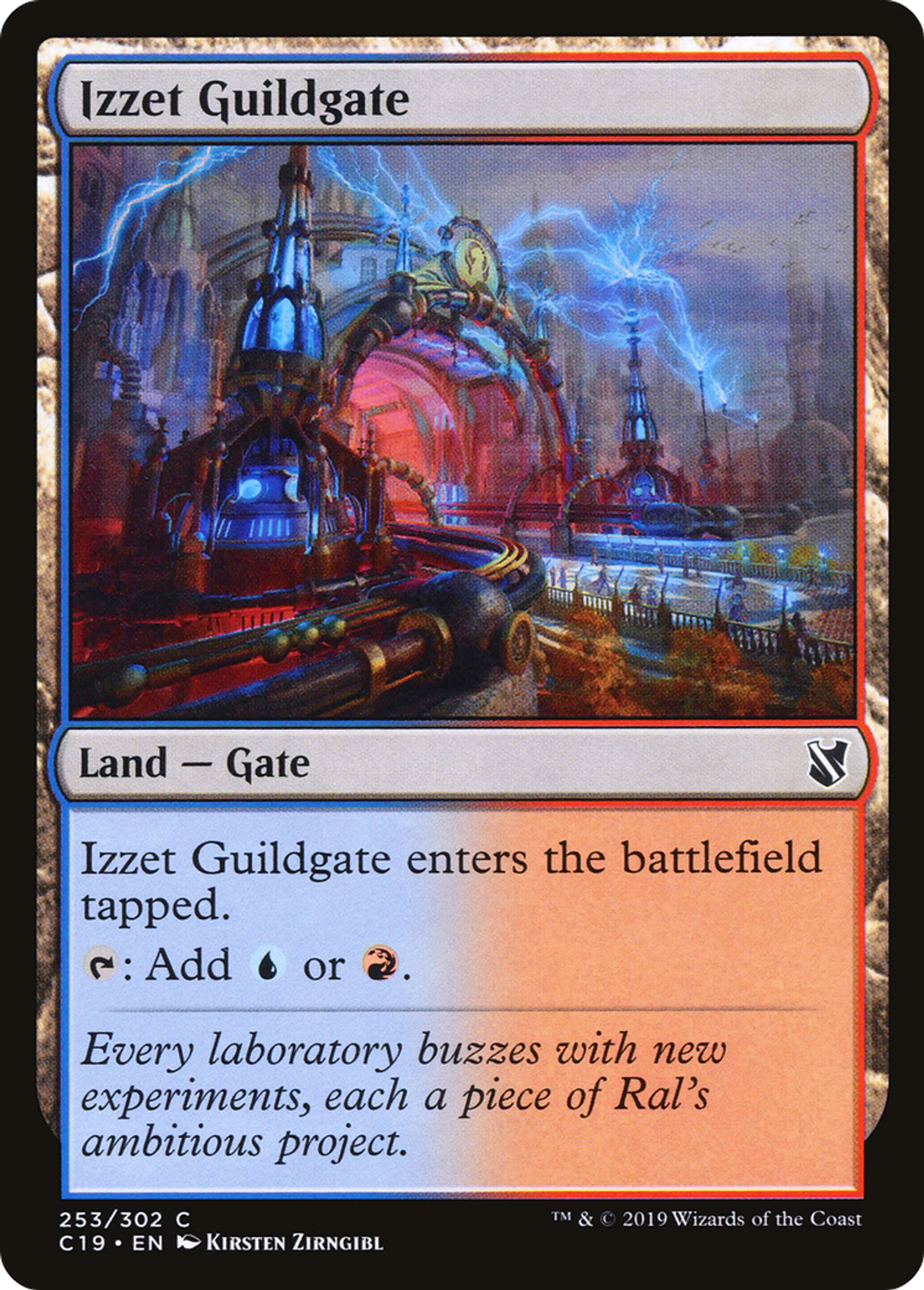 Izzet Guildgate — Commander 2019 — Magic: The Gathering