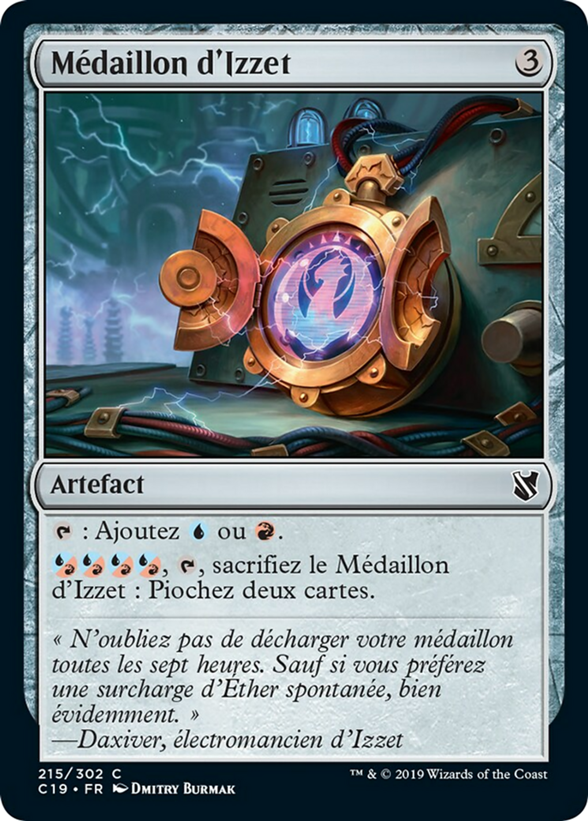 Médaillon d'Izzet — Commander 2019 — Magic: The Gathering
