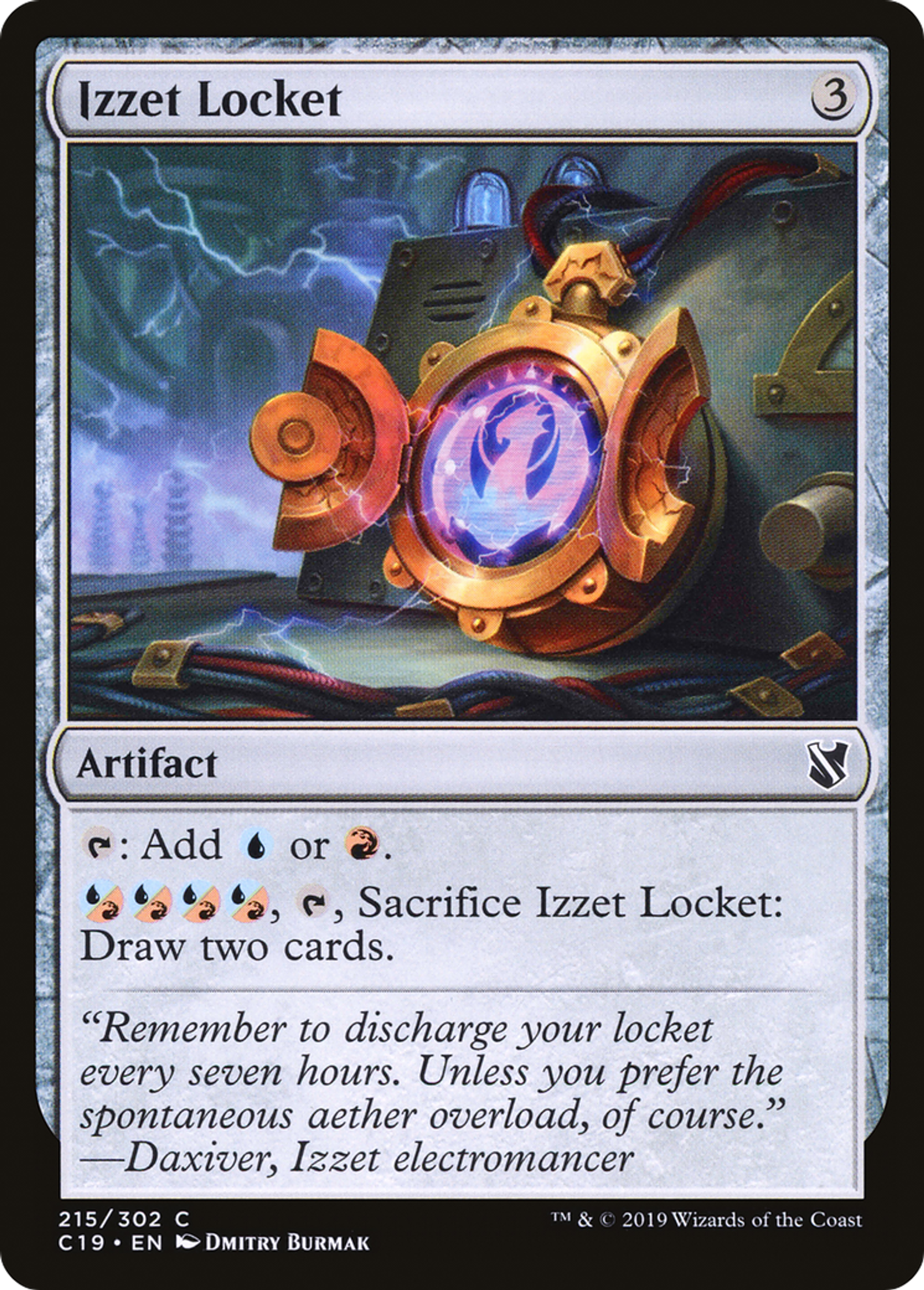 Izzet Locket — Commander 2019 — Magic: The Gathering