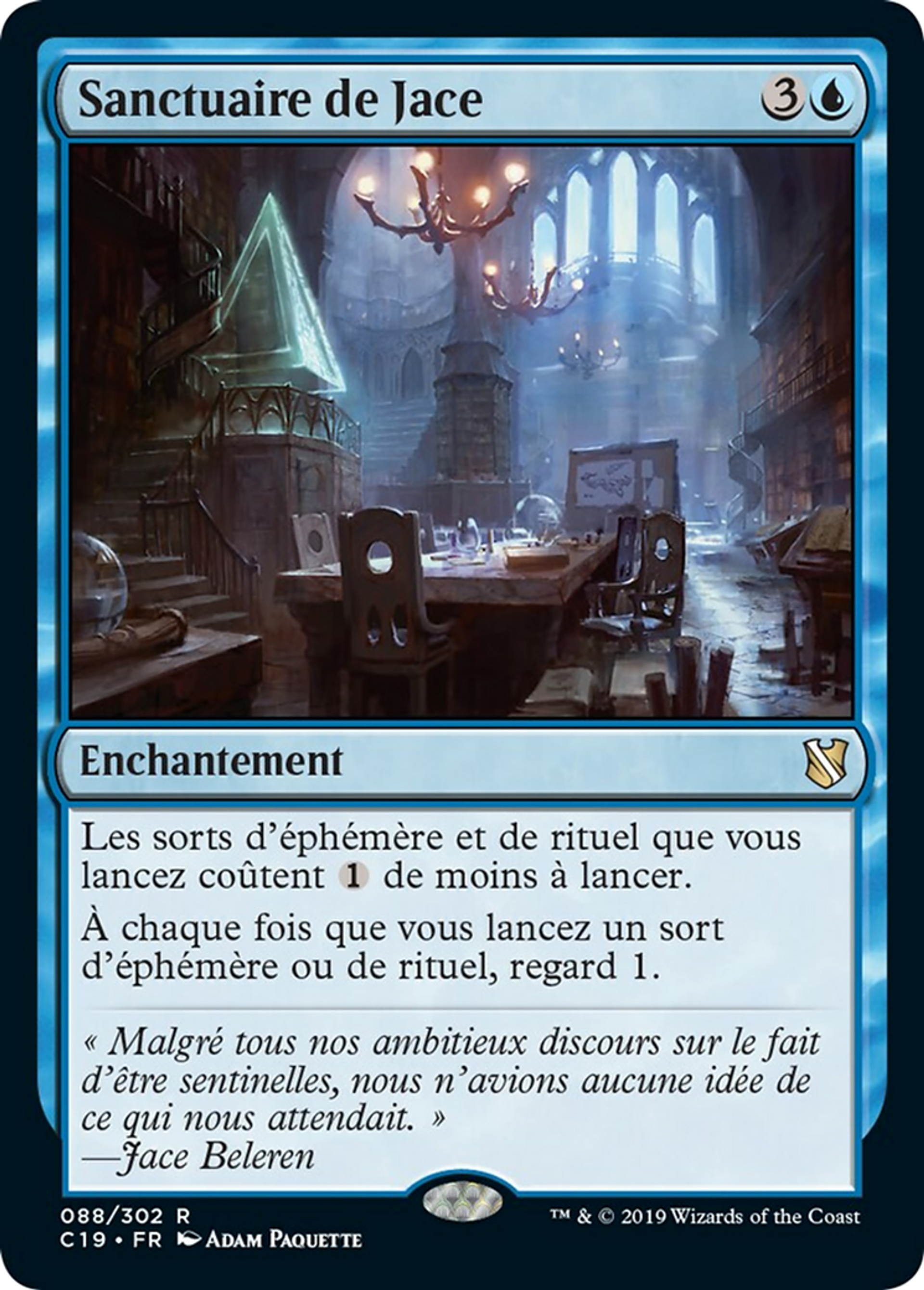 Sanctuaire de Jace — Commander 2019 — Magic: The Gathering