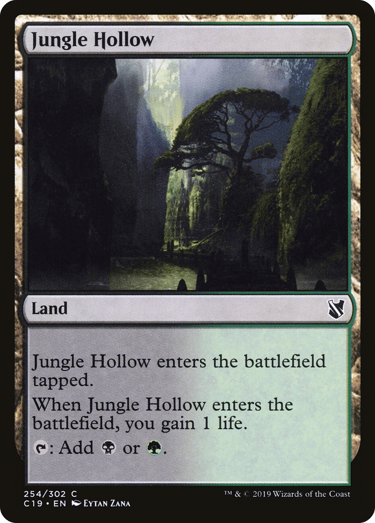 Jungle Hollow — Commander 2019 — Magic: The Gathering