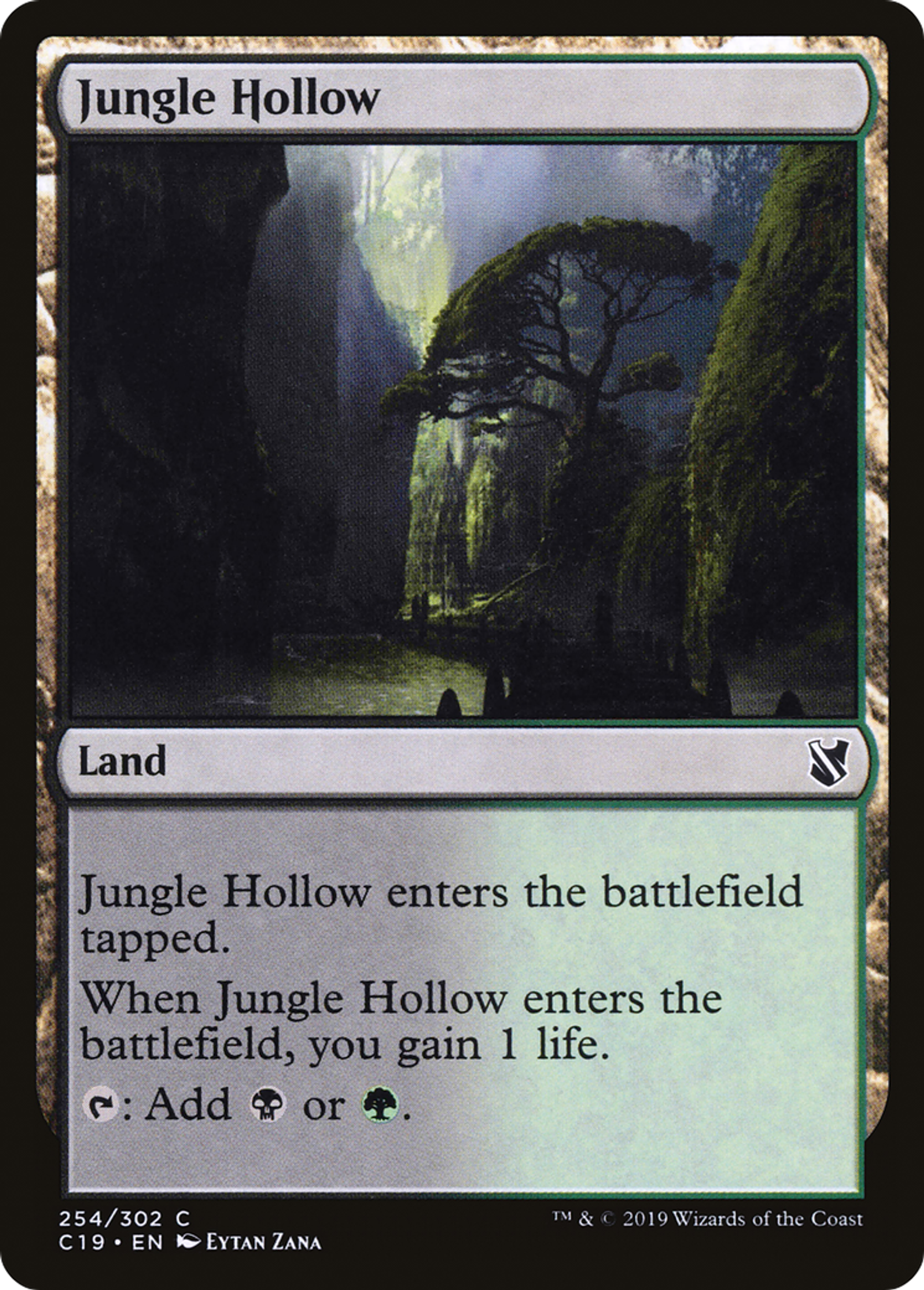 Jungle Hollow — Commander 2019 — Magic: The Gathering