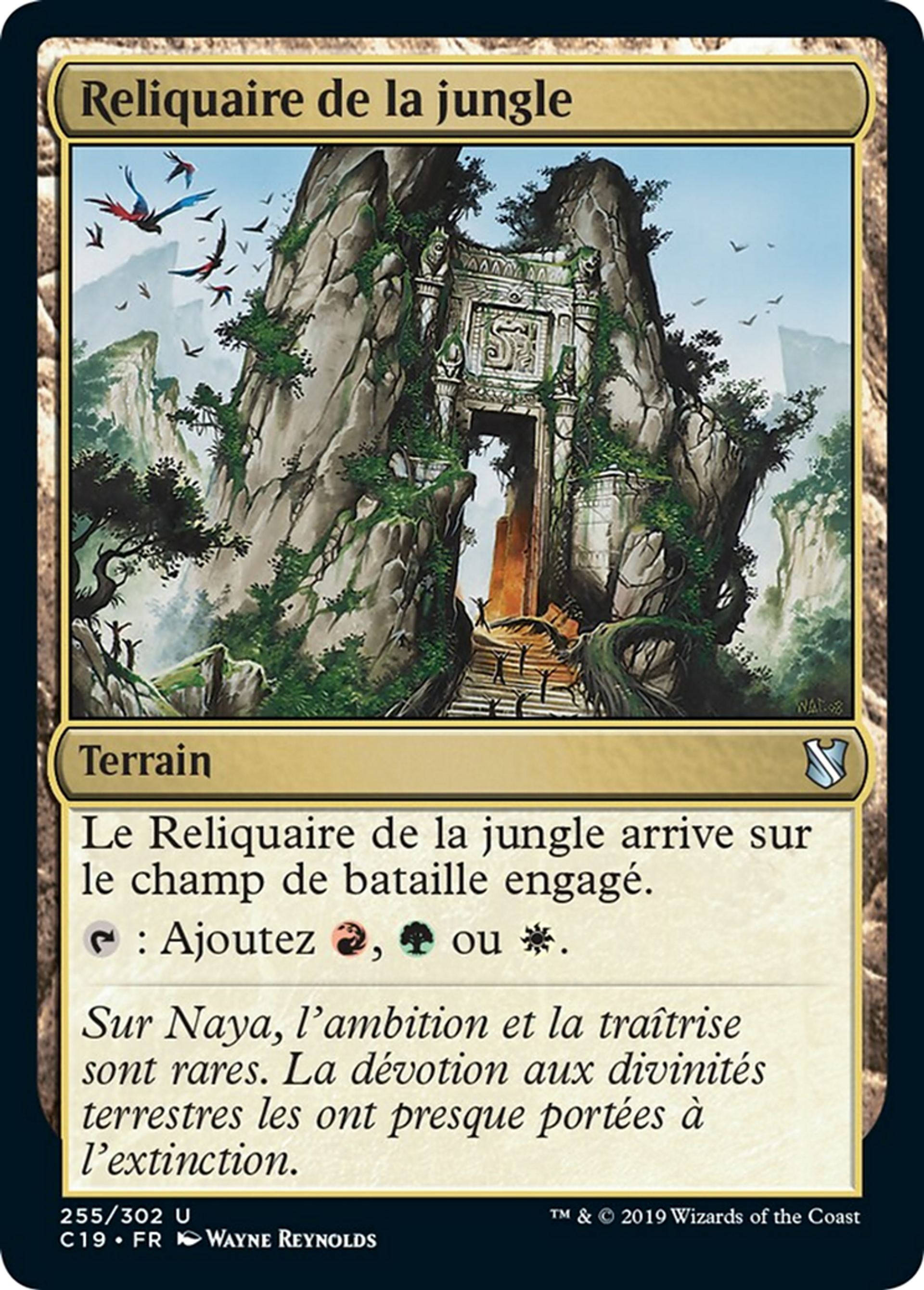 Reliquaire de la jungle — Commander 2019 — Magic: The Gathering