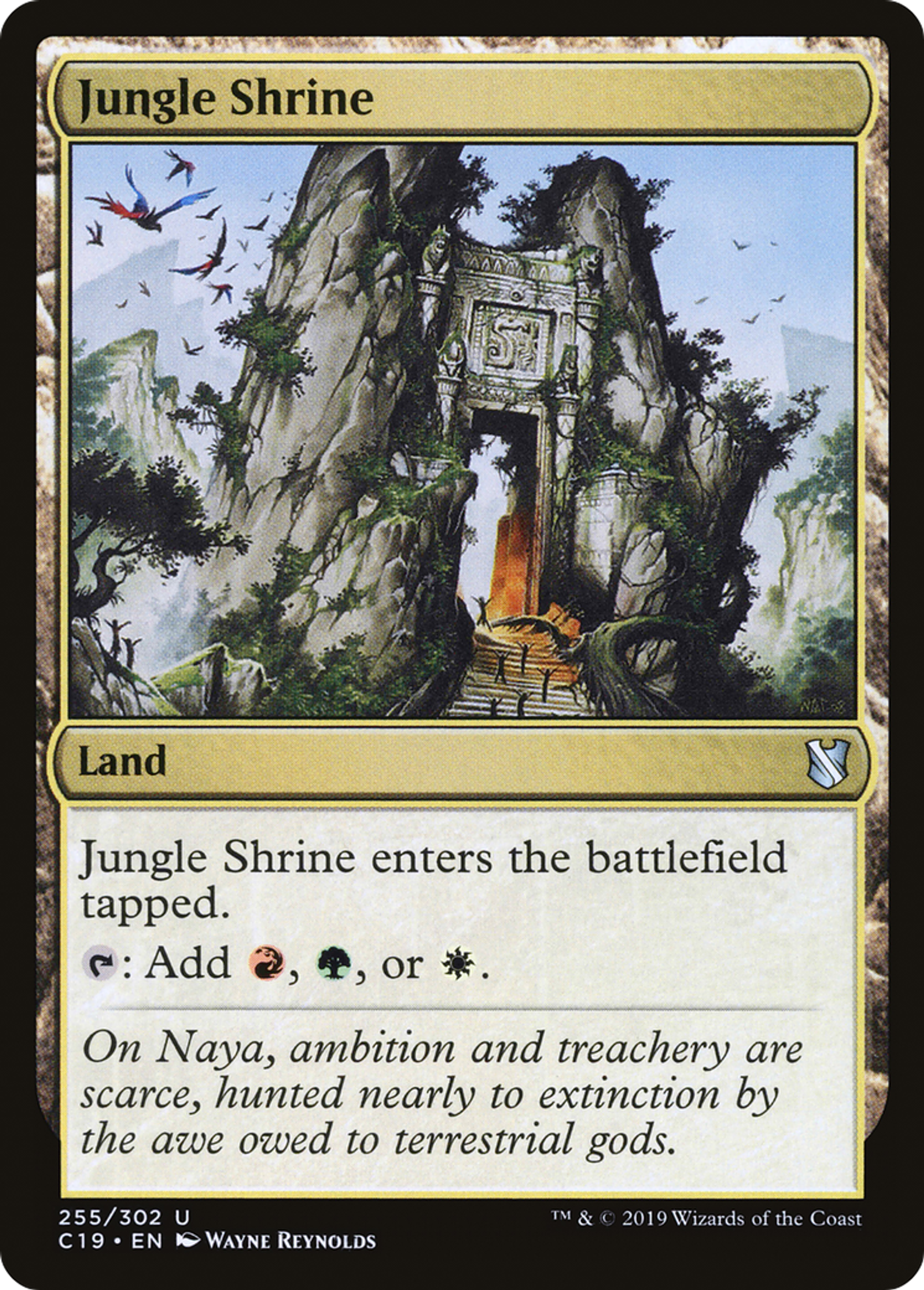 Jungle Shrine — Commander 2019 — Magic: The Gathering