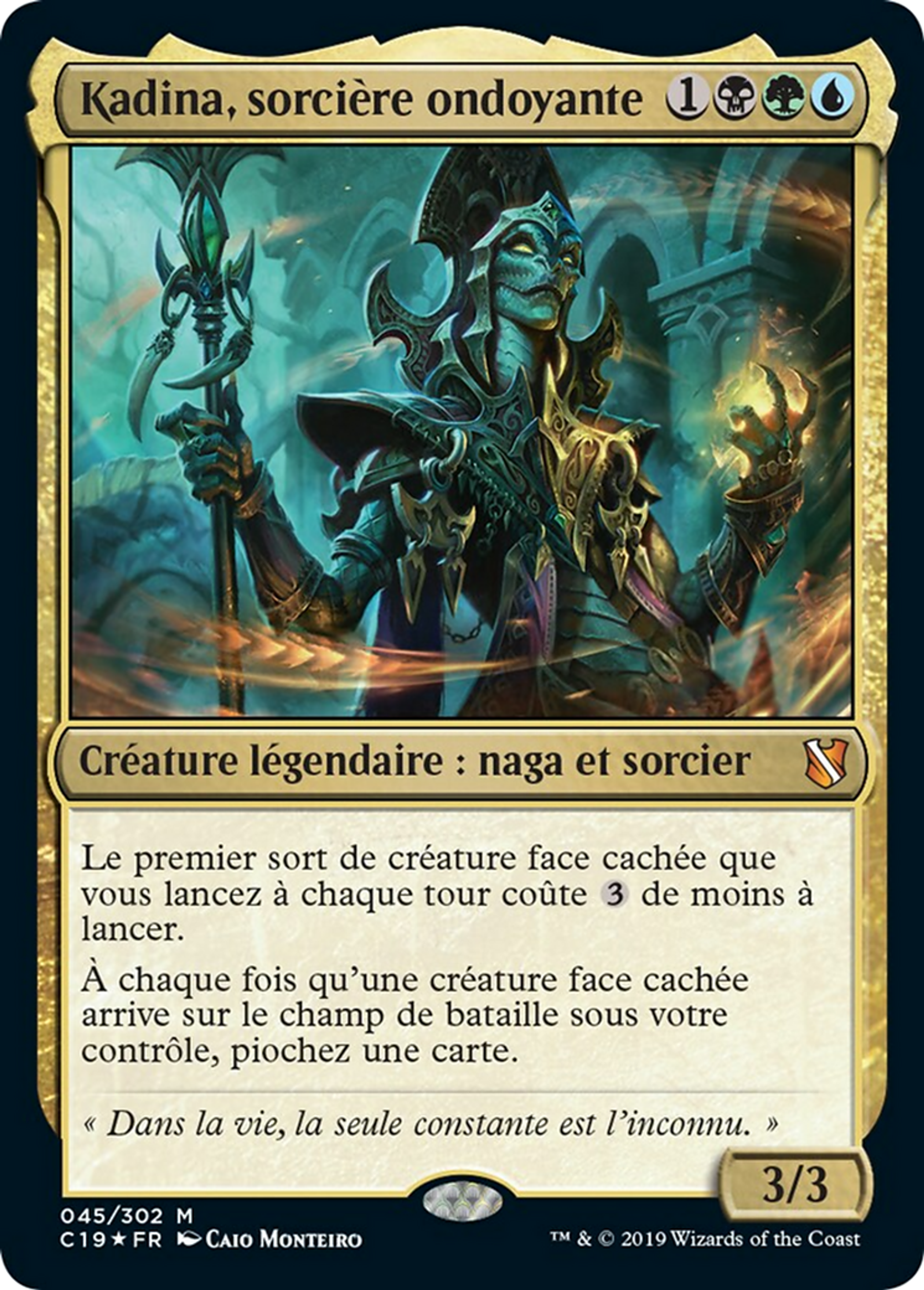 Kadina, sorcière ondoyante — Commander 2019 — Magic: The Gathering
