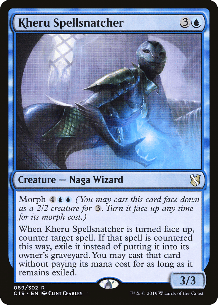 Kheru Spellsnatcher — Commander 2019 — Magic: The Gathering