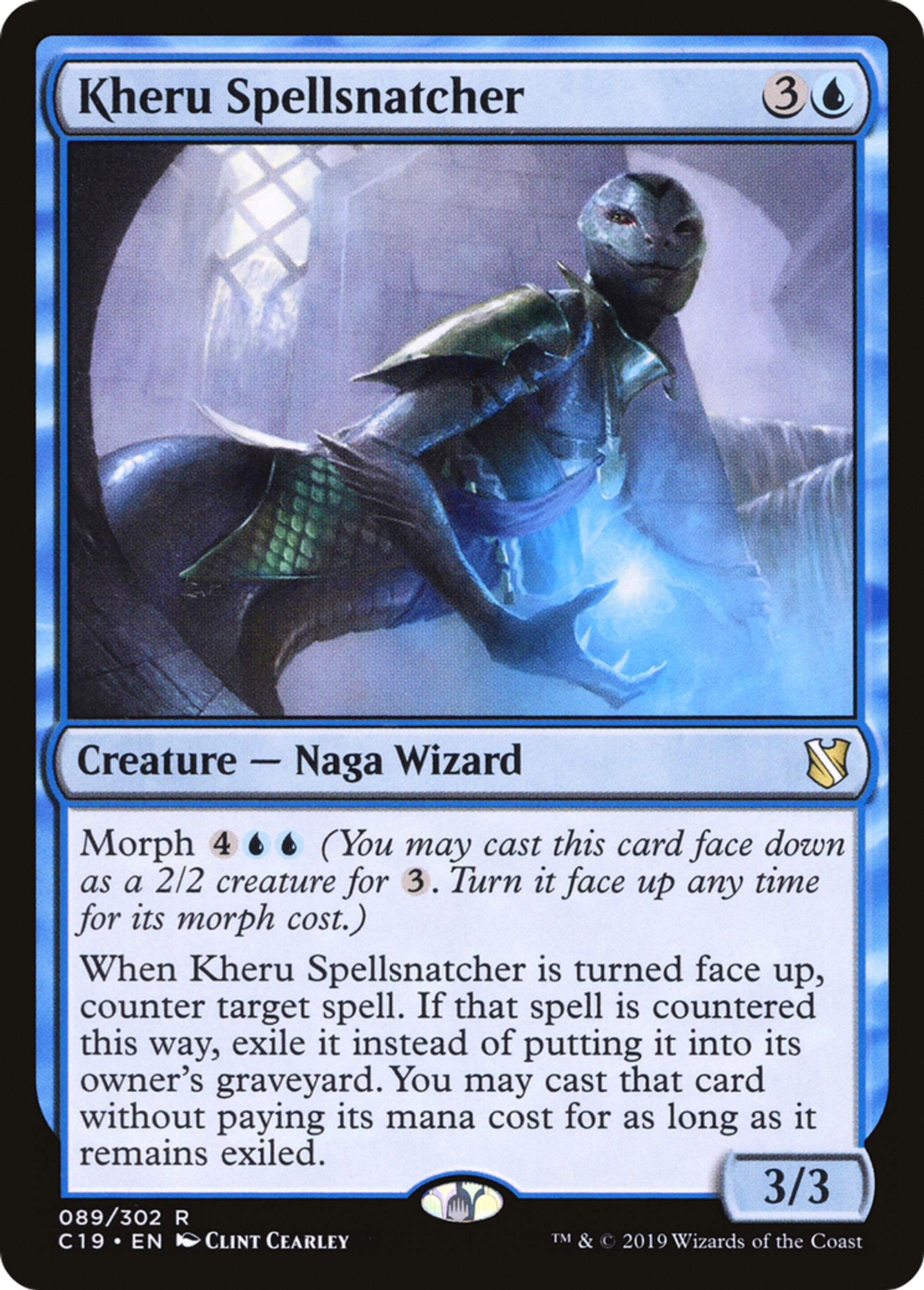 Kheru Spellsnatcher — Commander 2019 — Magic: The Gathering