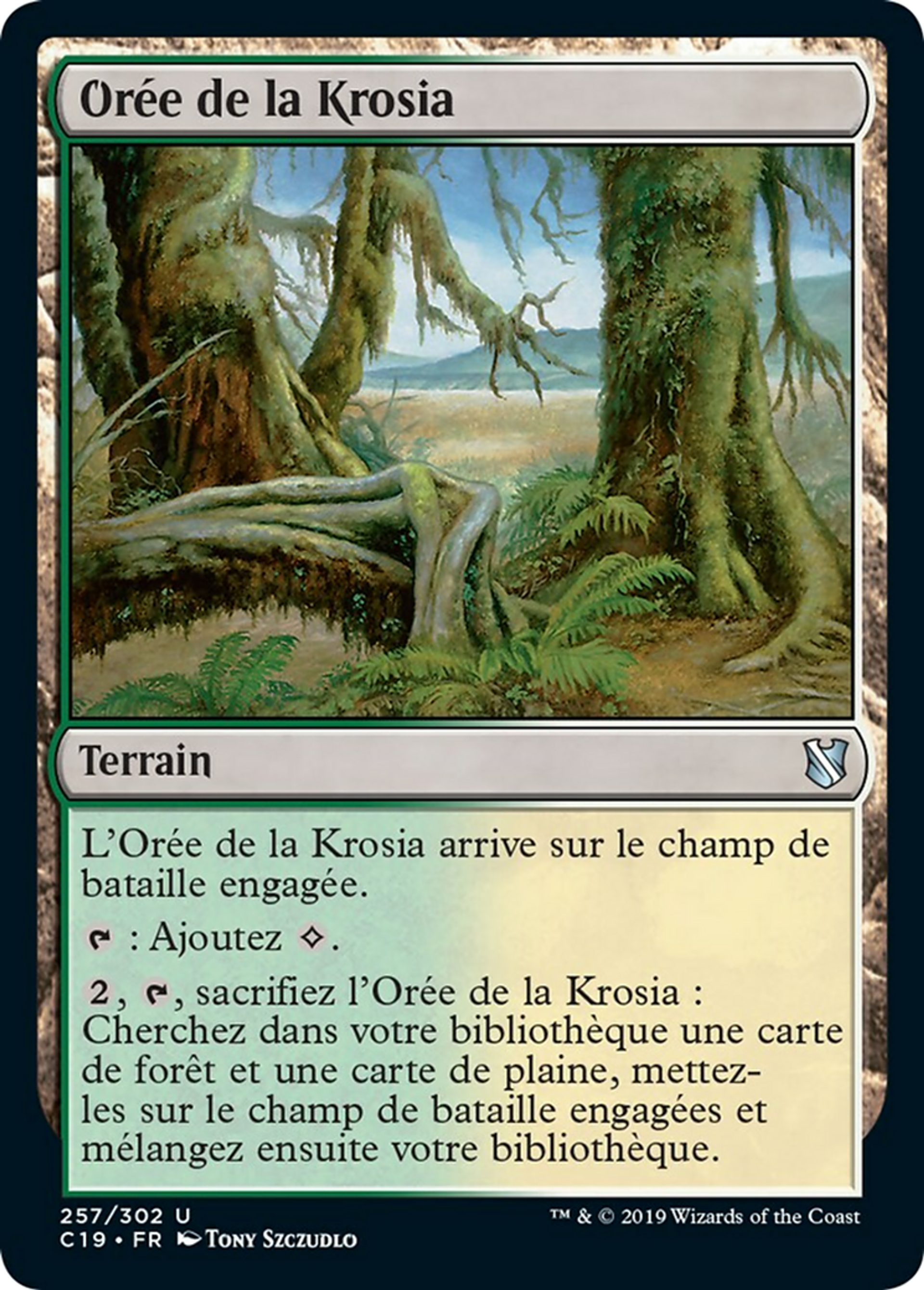 Orée de la Krosia — Commander 2019 — Magic: The Gathering