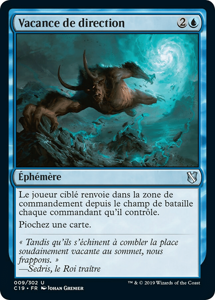 Vacance de direction — Commander 2019 — Magic: The Gathering