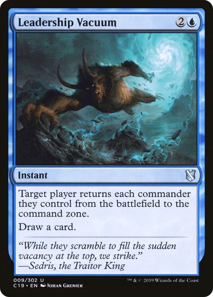 Vacance de direction — Commander 2019 — Magic: The Gathering
