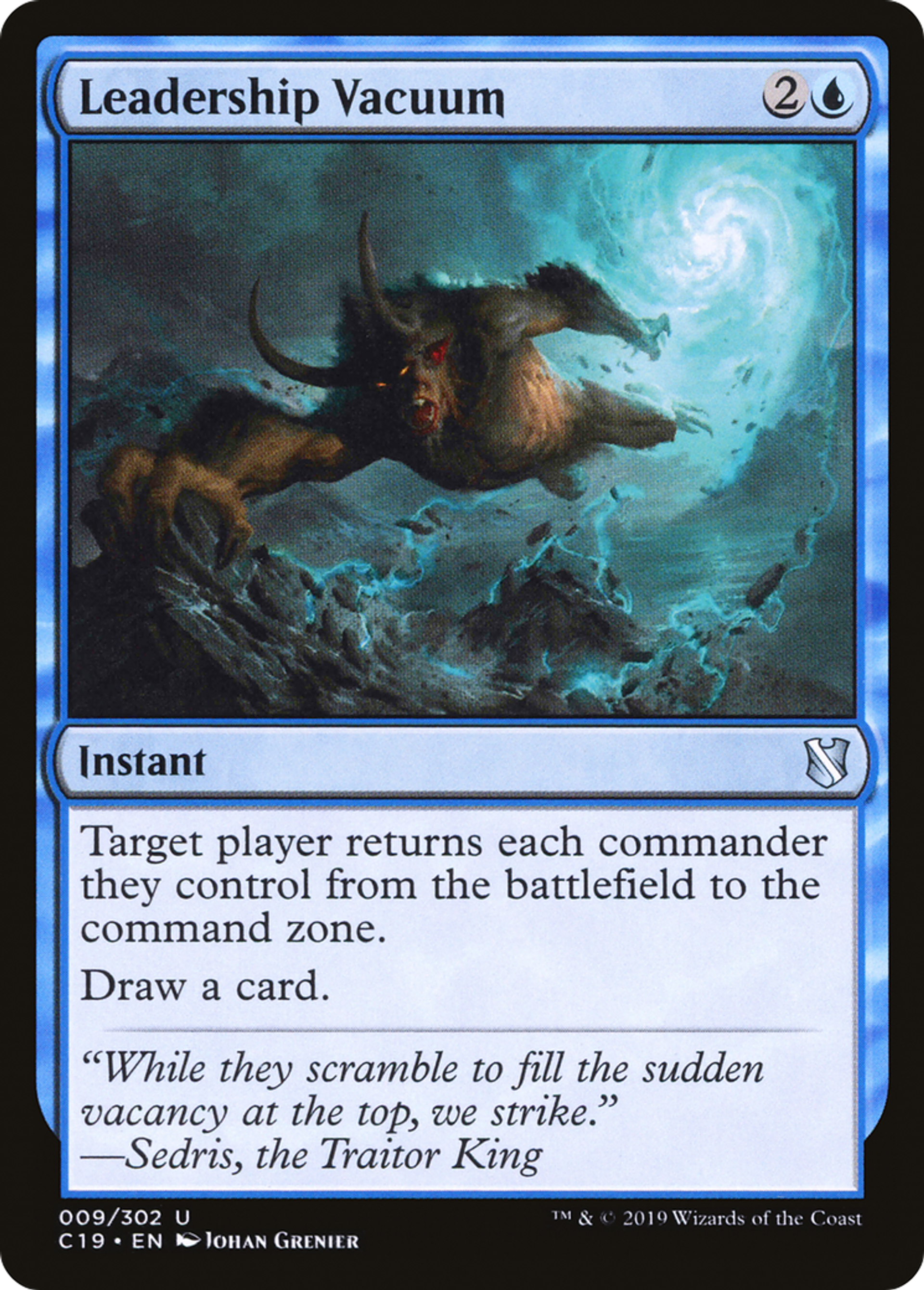 Leadership Vacuum — Commander 2019 — Magic: The Gathering