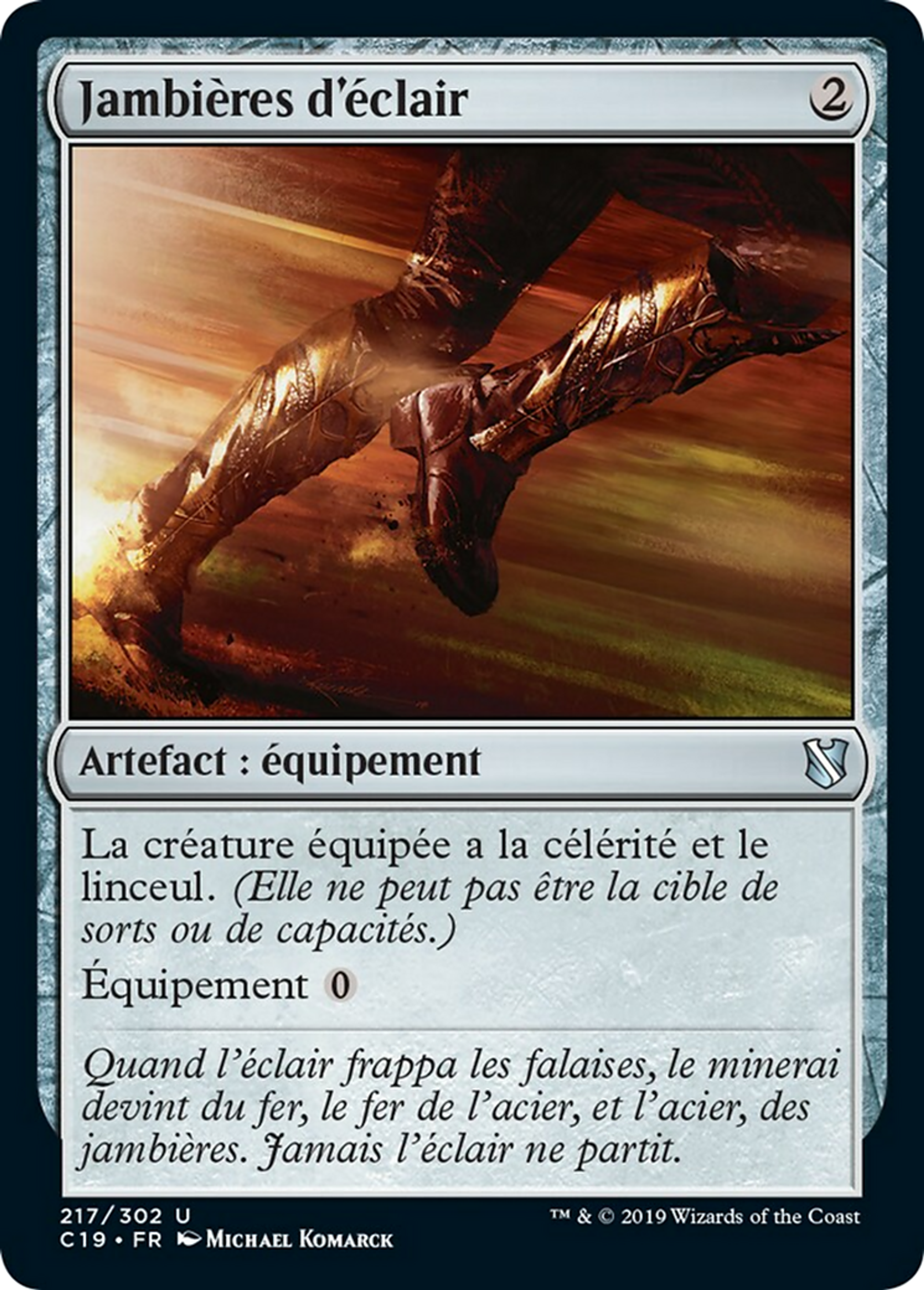 Jambières d'éclair — Commander 2019 — Magic: The Gathering