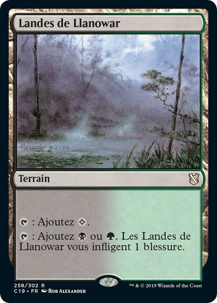 Landes de Llanowar — Commander 2019 — Magic: The Gathering