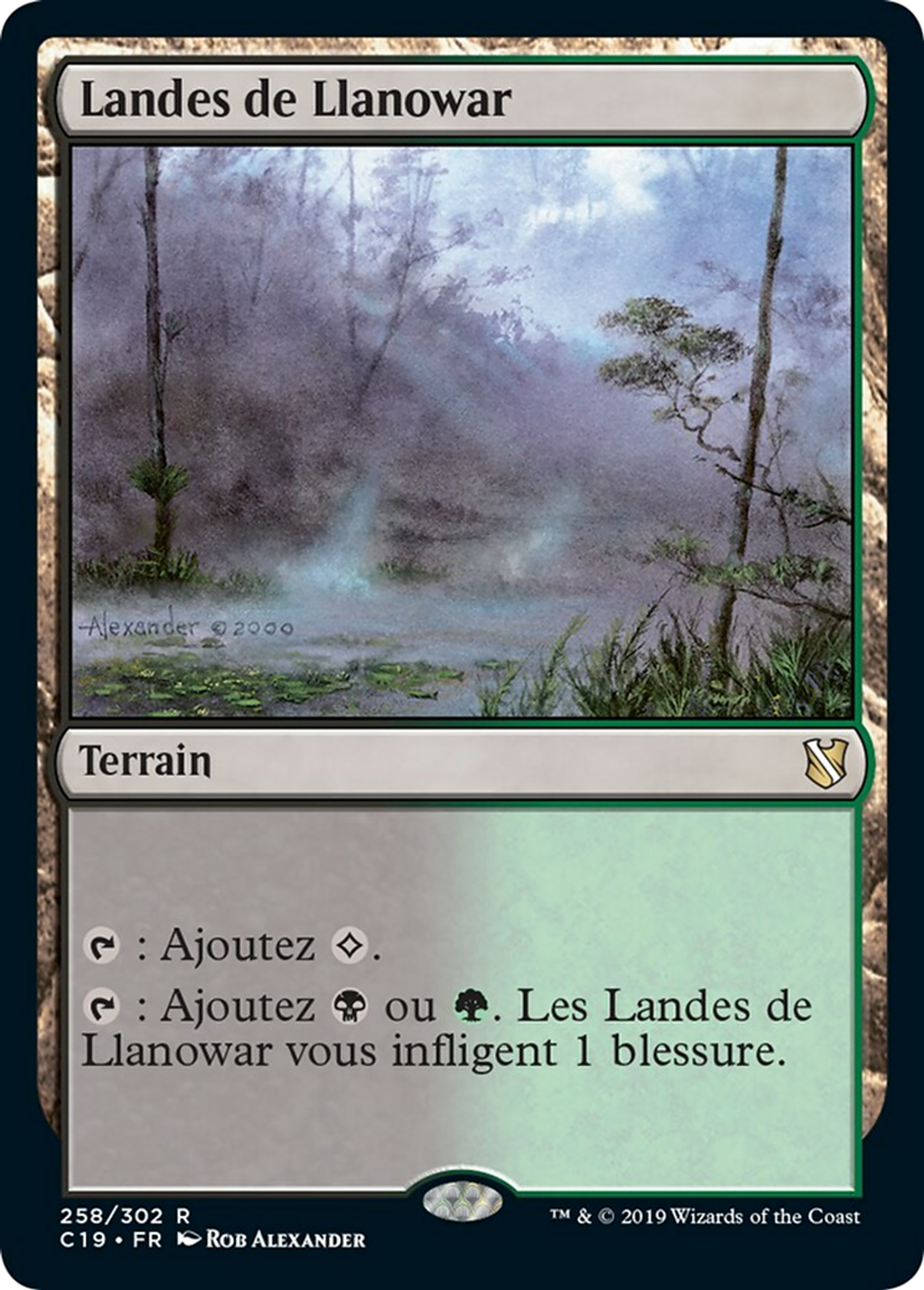 Landes de Llanowar — Commander 2019 — Magic: The Gathering