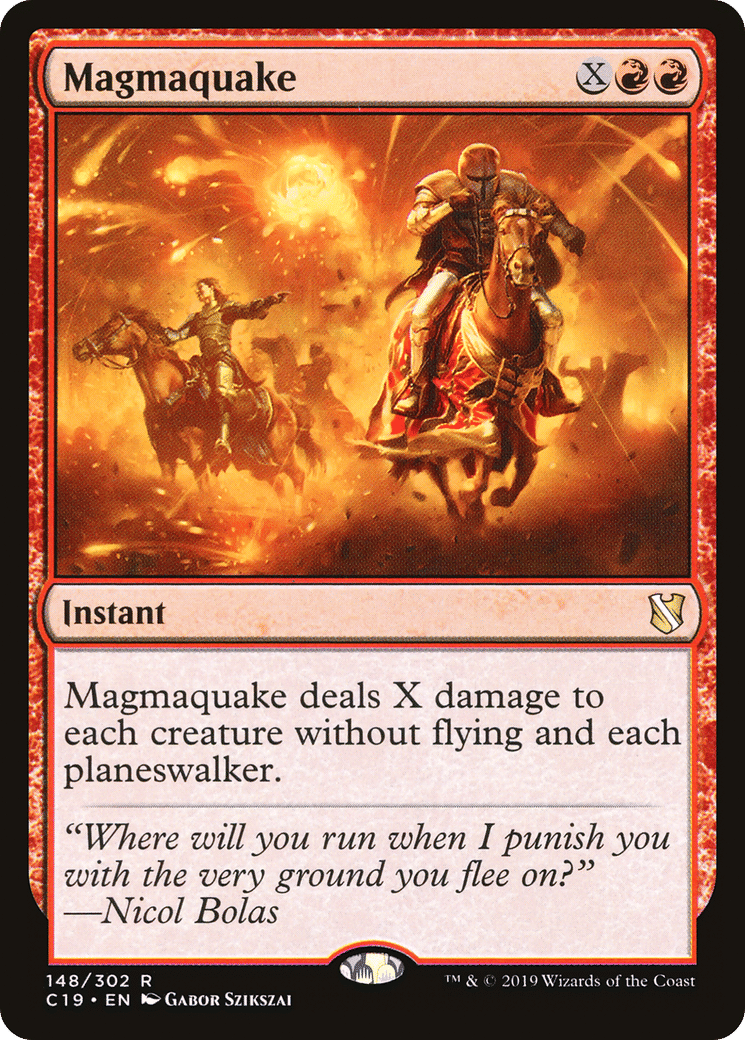Magmaquake — Commander 2019 — Magic: The Gathering