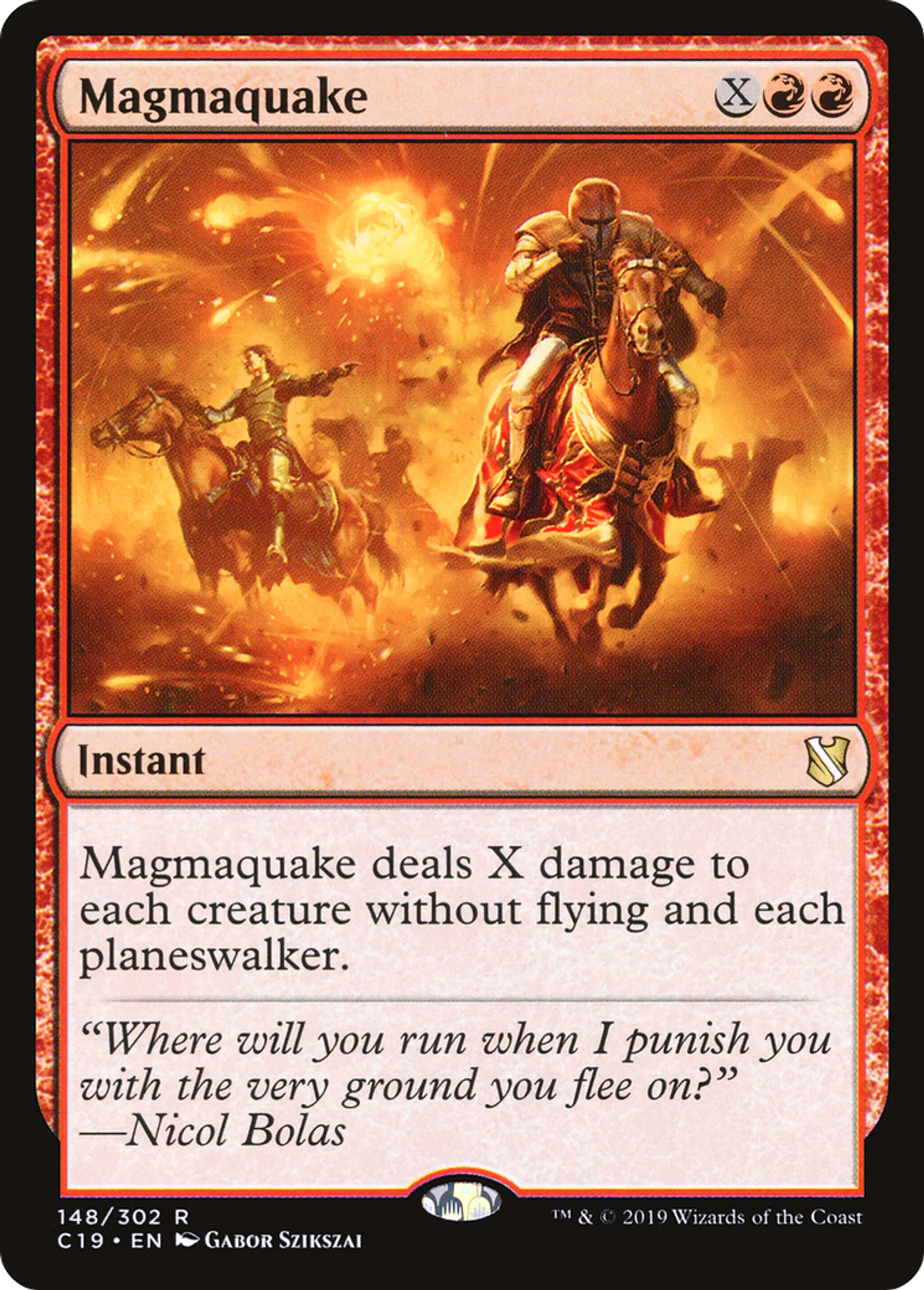 Magmaquake — Commander 2019 — Magic: The Gathering