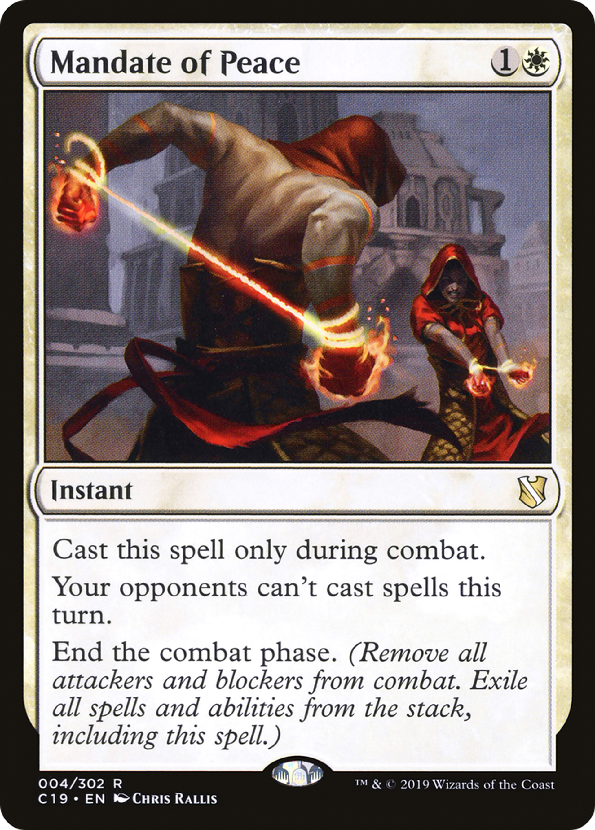 Mandate of Peace — Commander 2019 — Magic: The Gathering