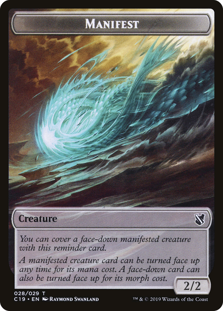 Manifest — Commander 2019 — Magic: The Gathering