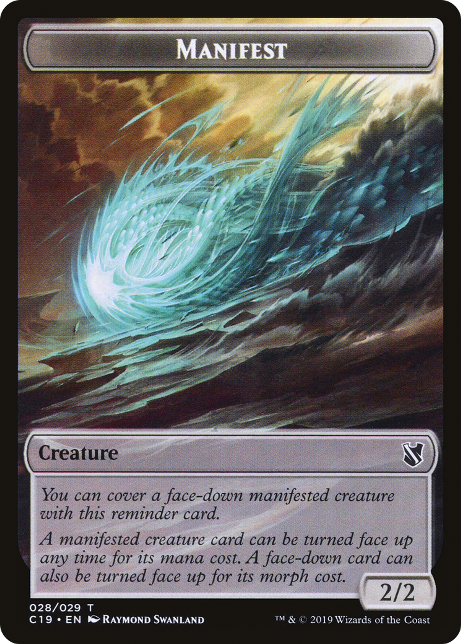 Manifest — Commander 2019 — Magic: The Gathering