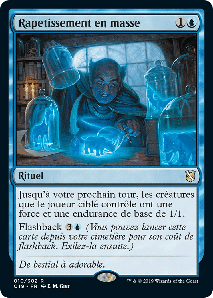 Rapetissement en masse — Commander 2019 — Magic: The Gathering