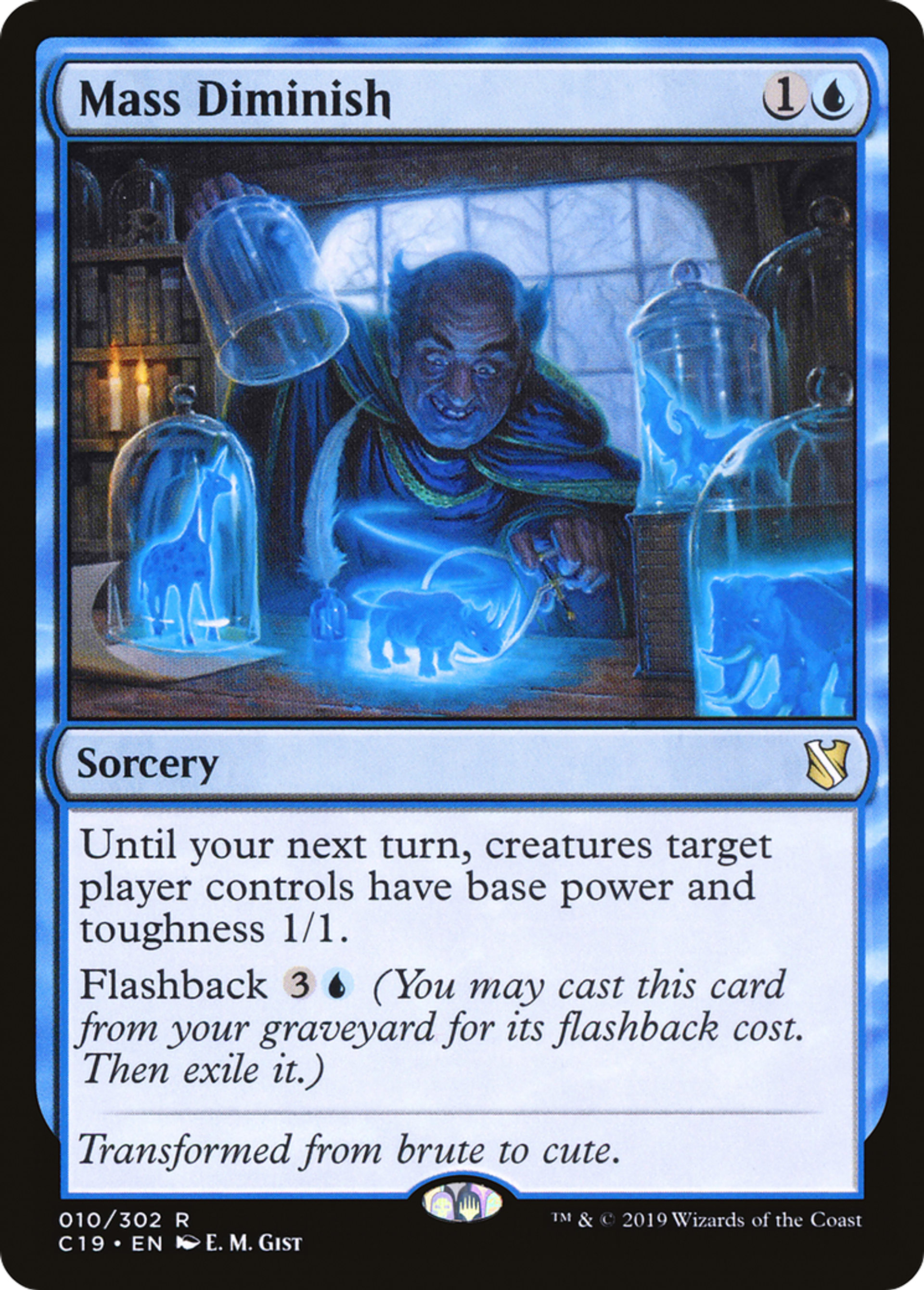 Mass Diminish — Commander 2019 — Magic: The Gathering