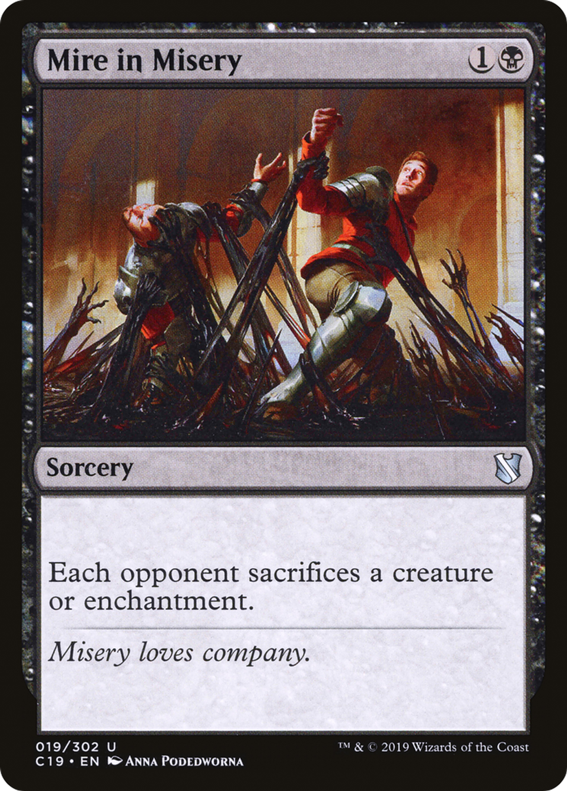 Mire in Misery — Commander 2019 — Magic: The Gathering