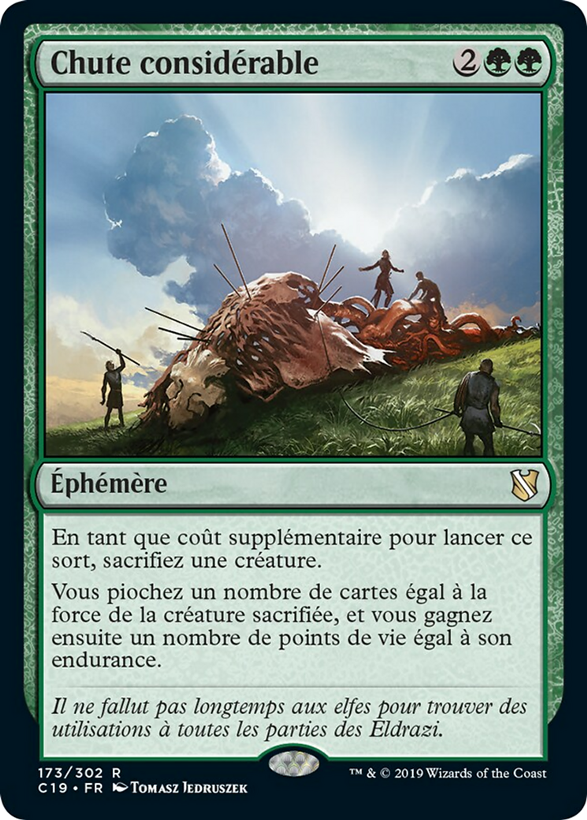 Chute considérable — Commander 2019 — Magic: The Gathering