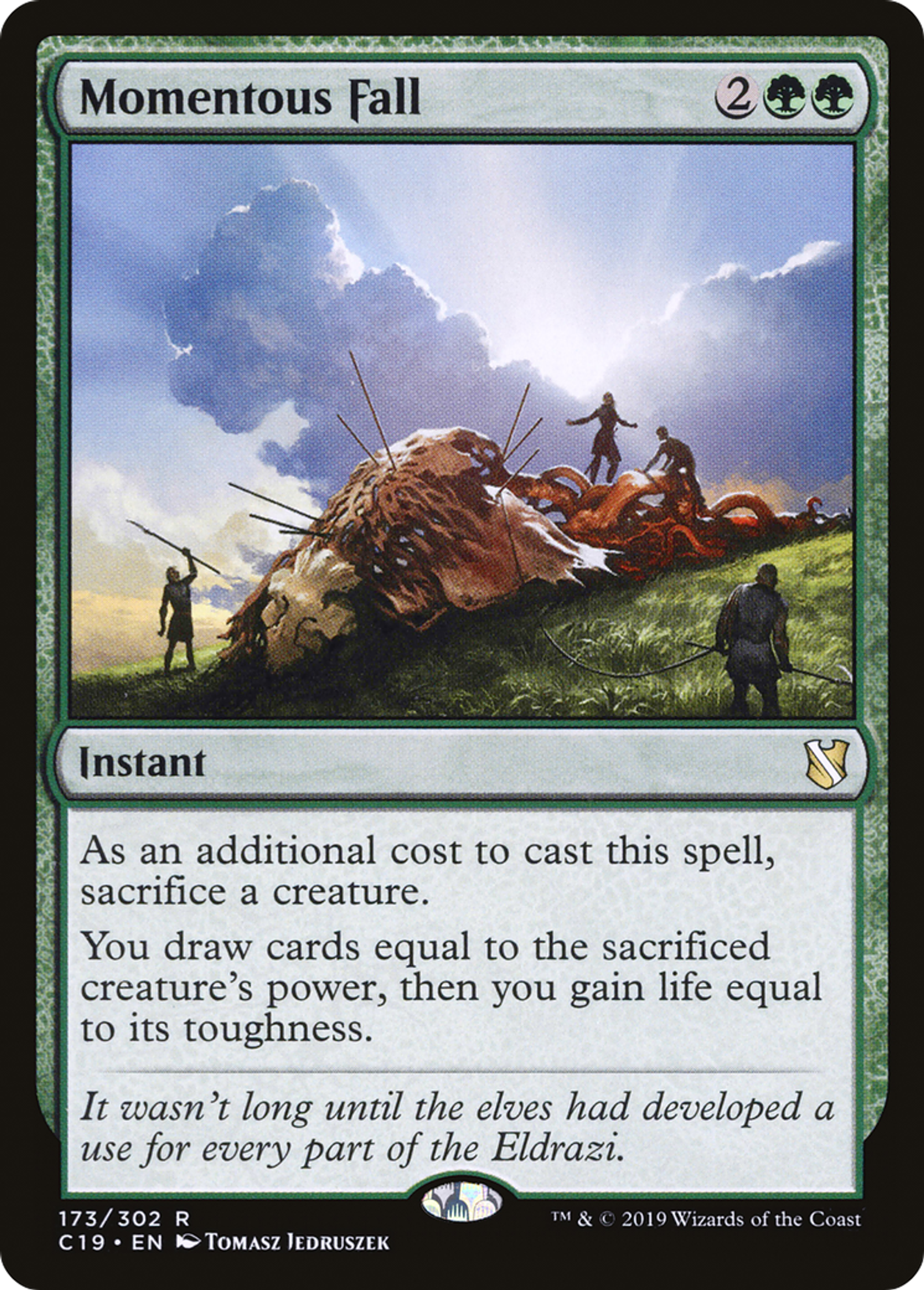 Momentous Fall — Commander 2019 — Magic: The Gathering