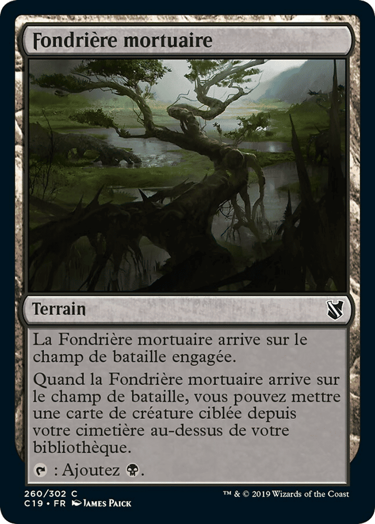 Fondrière mortuaire — Commander 2019 — Magic: The Gathering